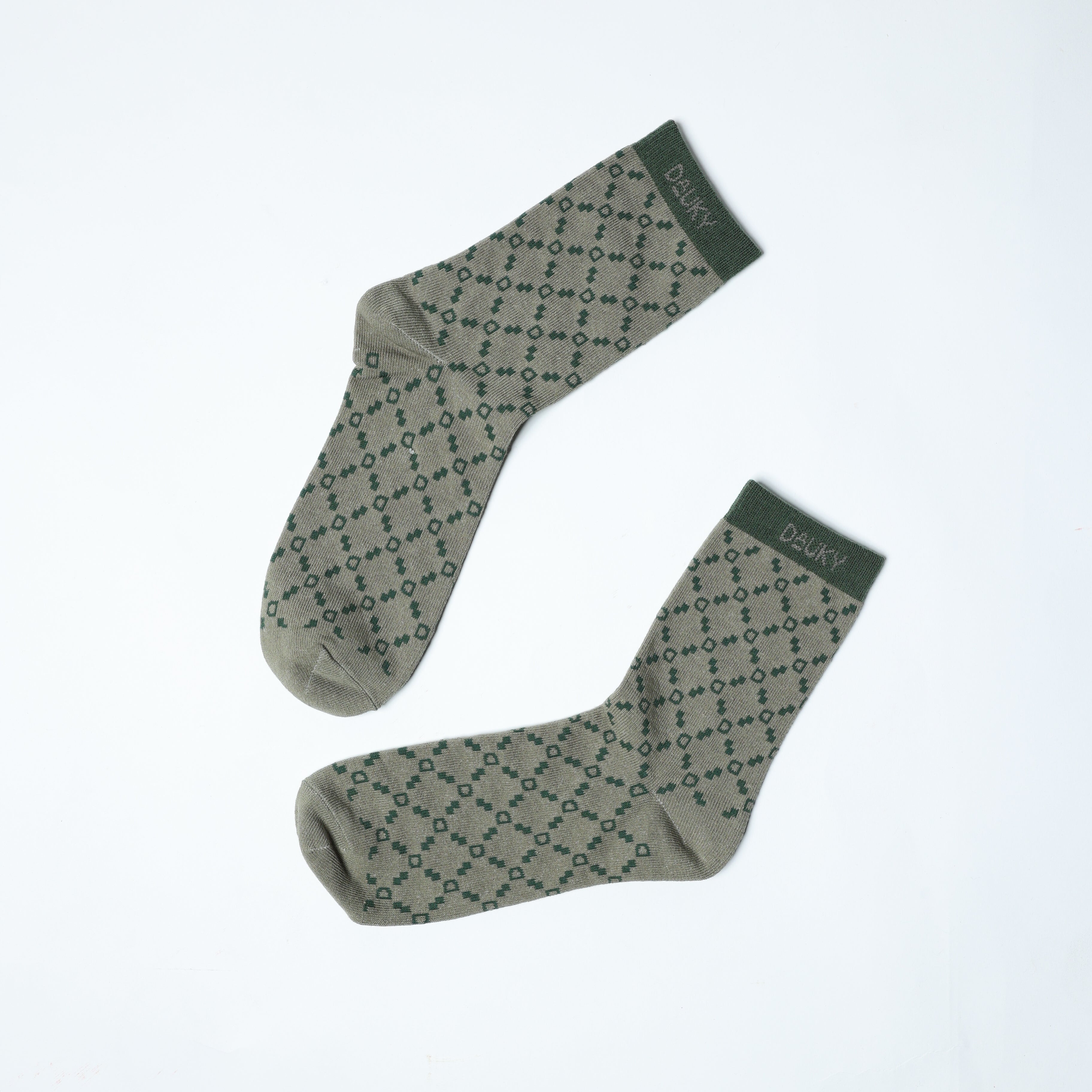 Monogram Socks - Army