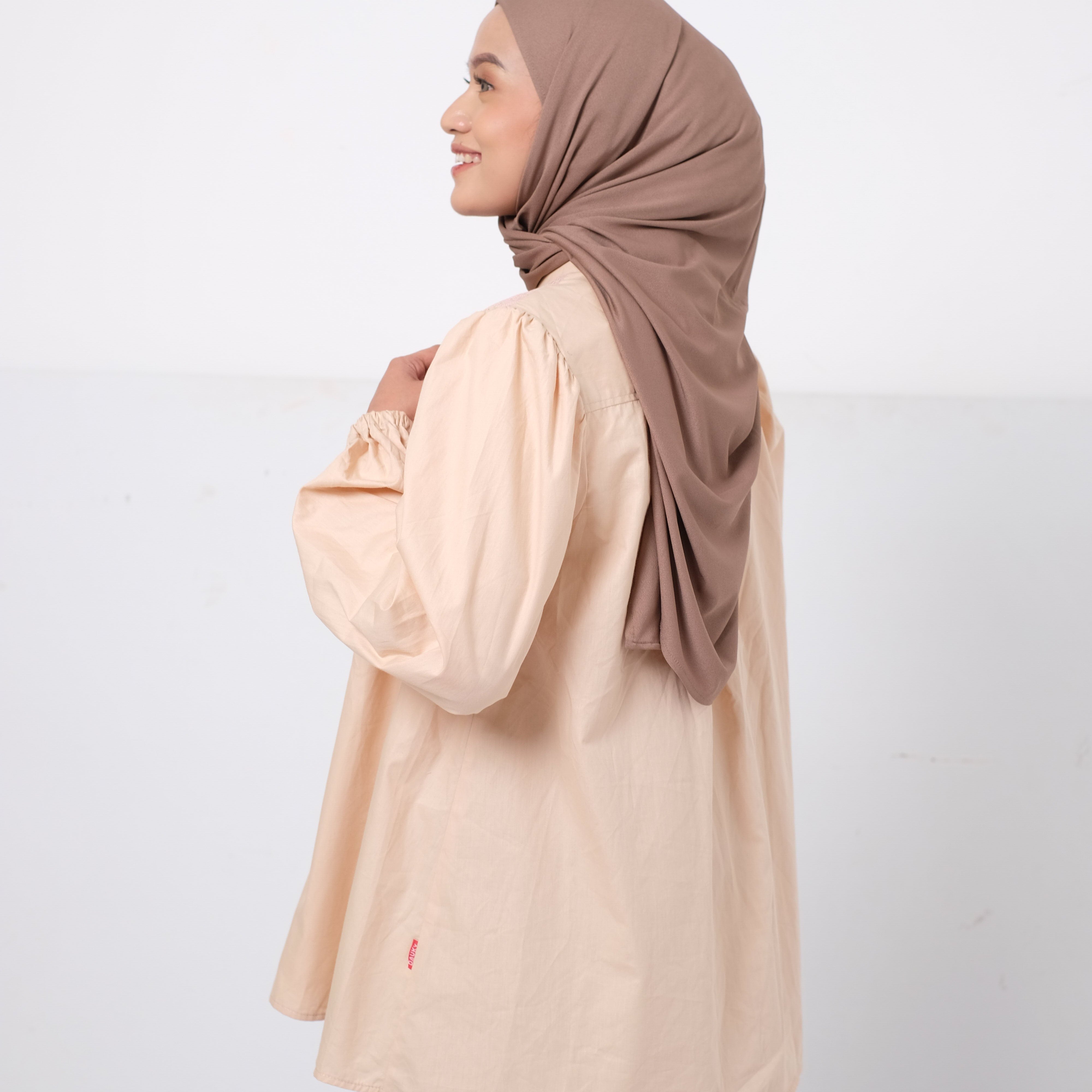 Dauky Atasan Wanita S Tunik Lace Katun - Nude