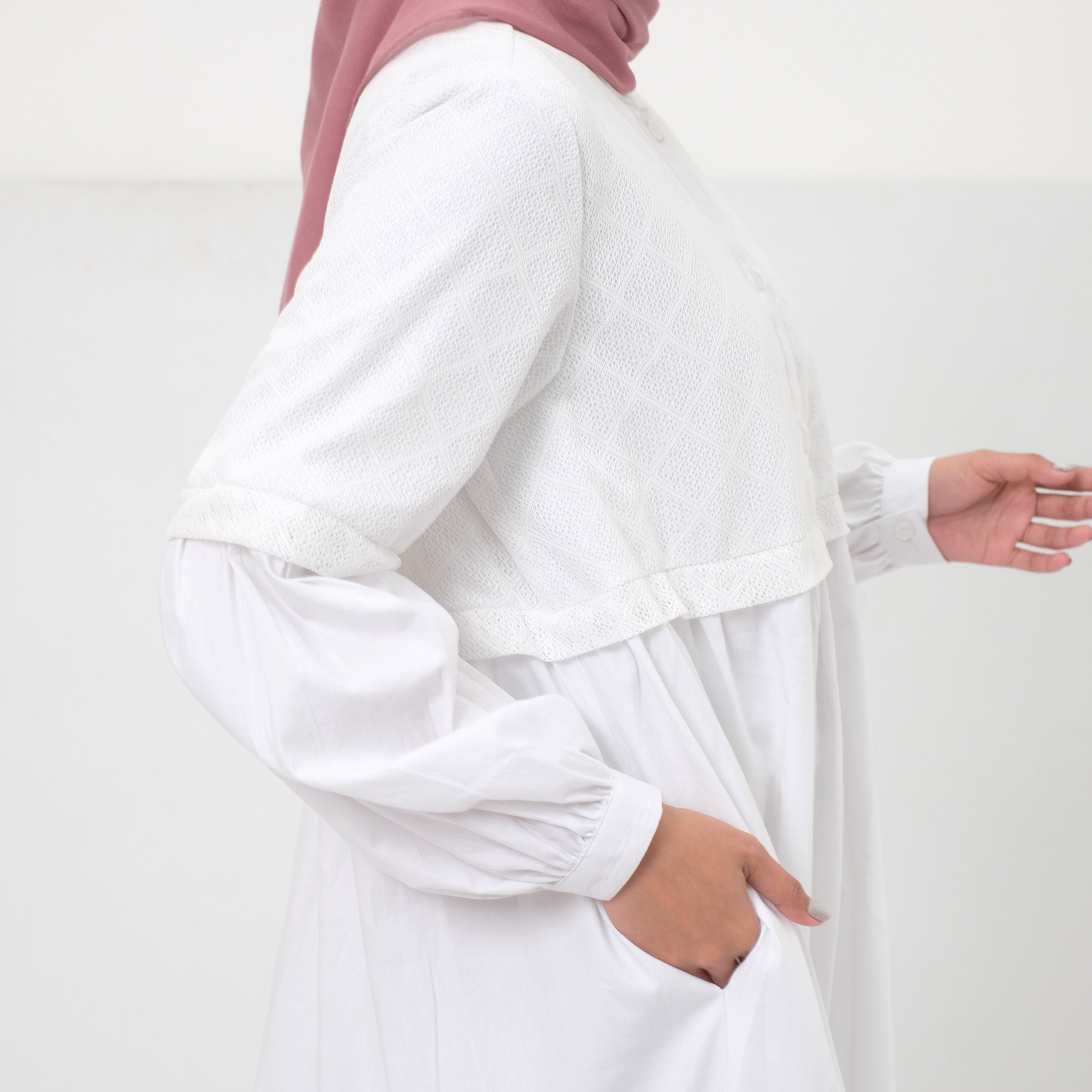L Dress Lace Katun
