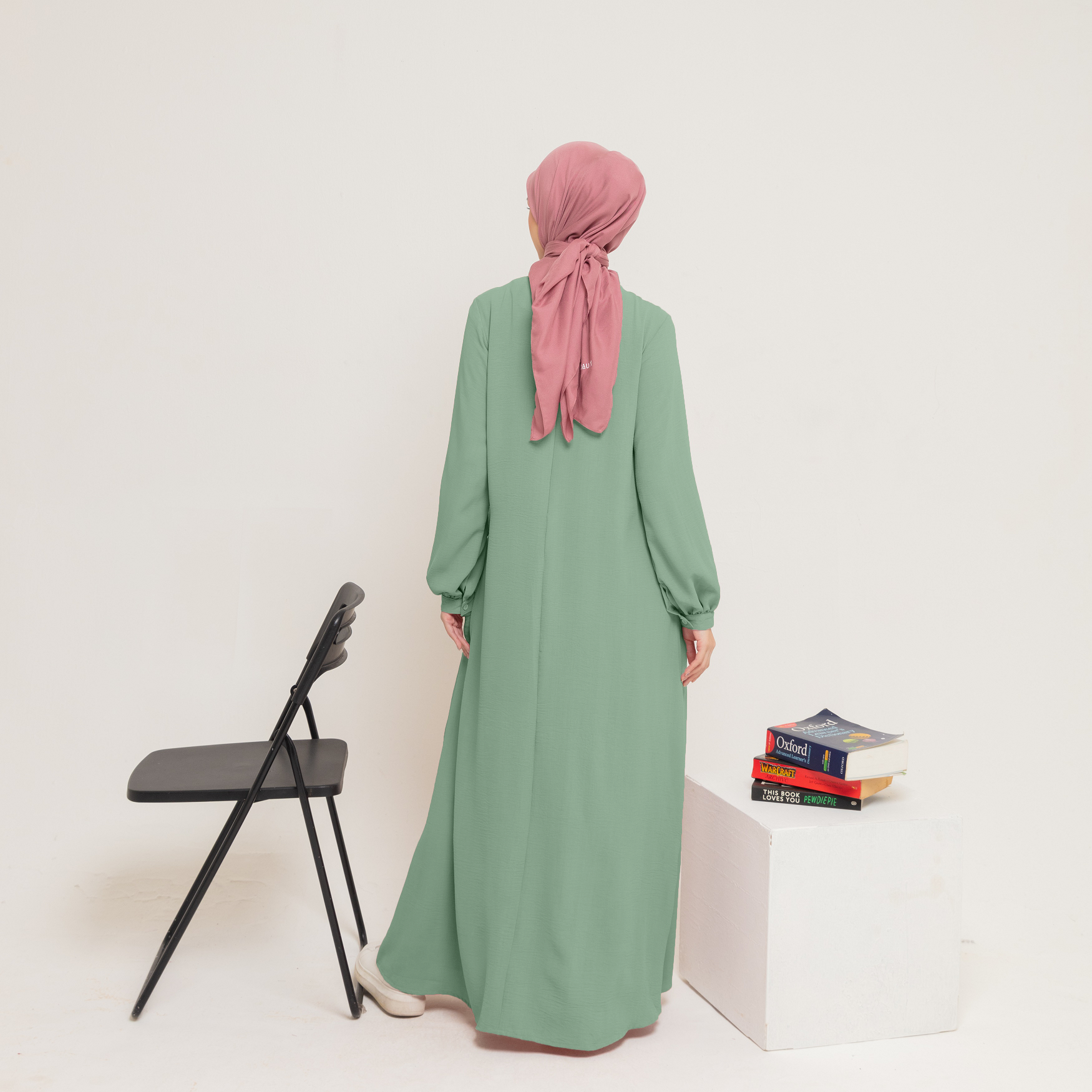 L Dress Side Belt- Hijau