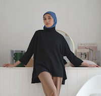 Dauky Atasan Wanita S Tunik Lacos Active Tunik Collection - Hitam