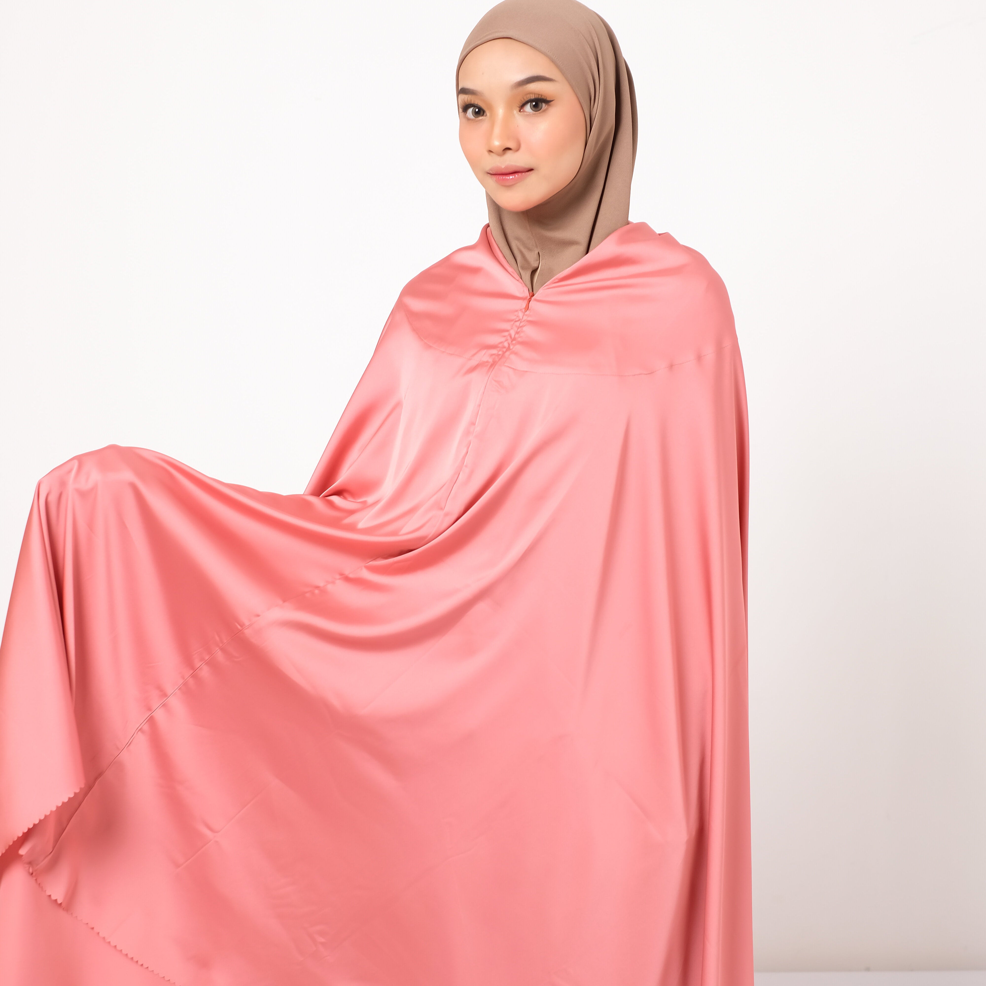 Prayer Set Silk Premium - Pink