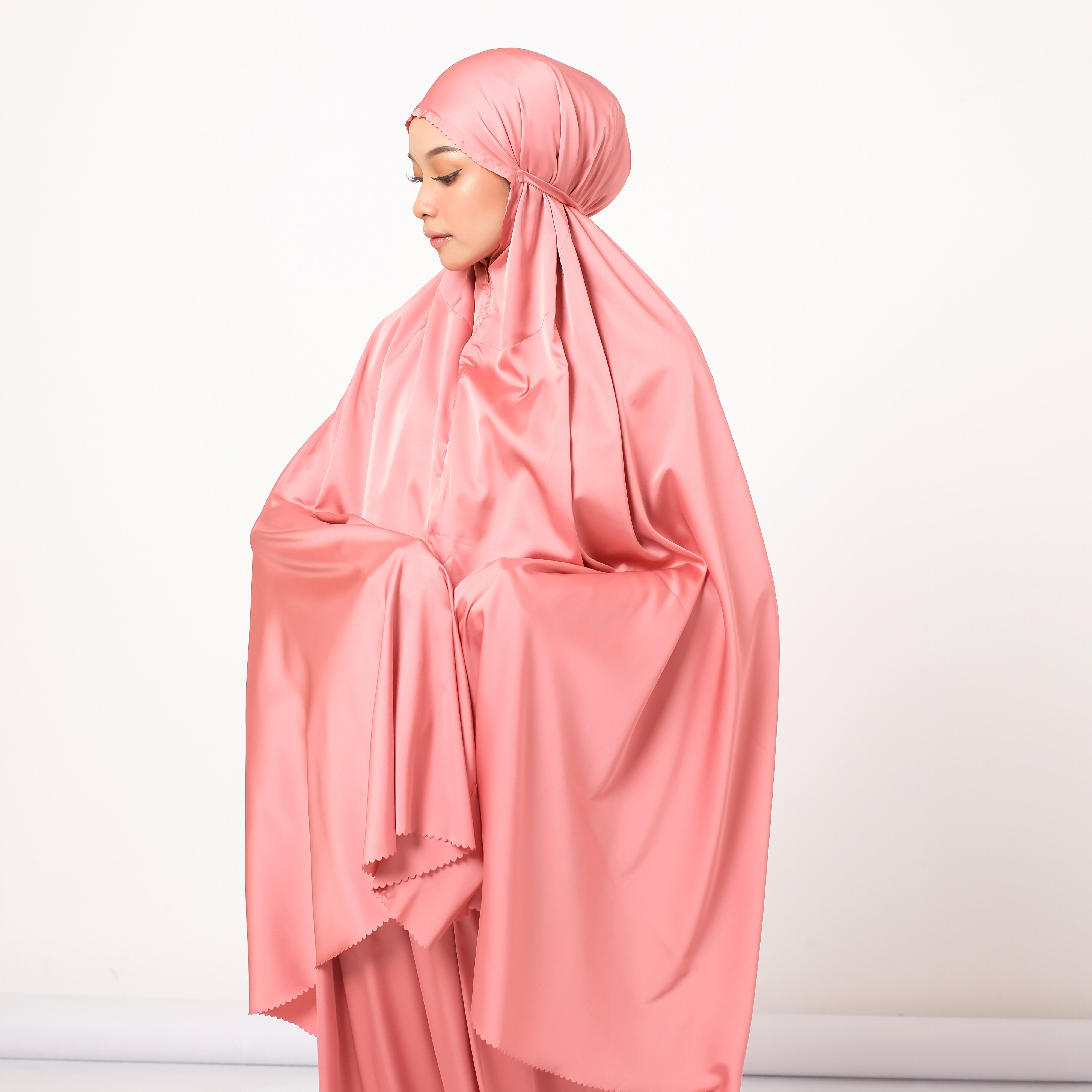 Prayer Set Silk Premium - Pink