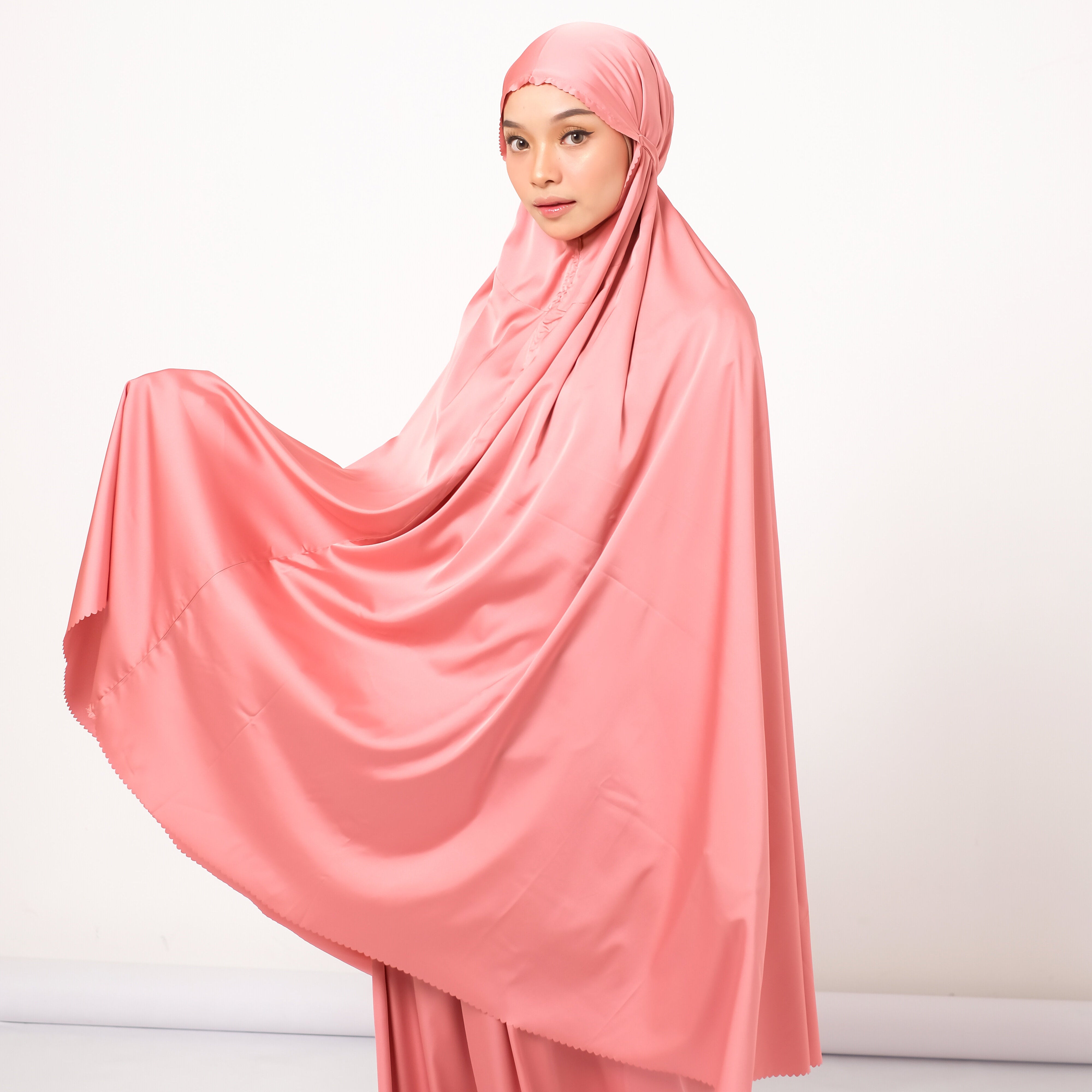 Dauky Mukena Prayer Set Silk Premium - Pink