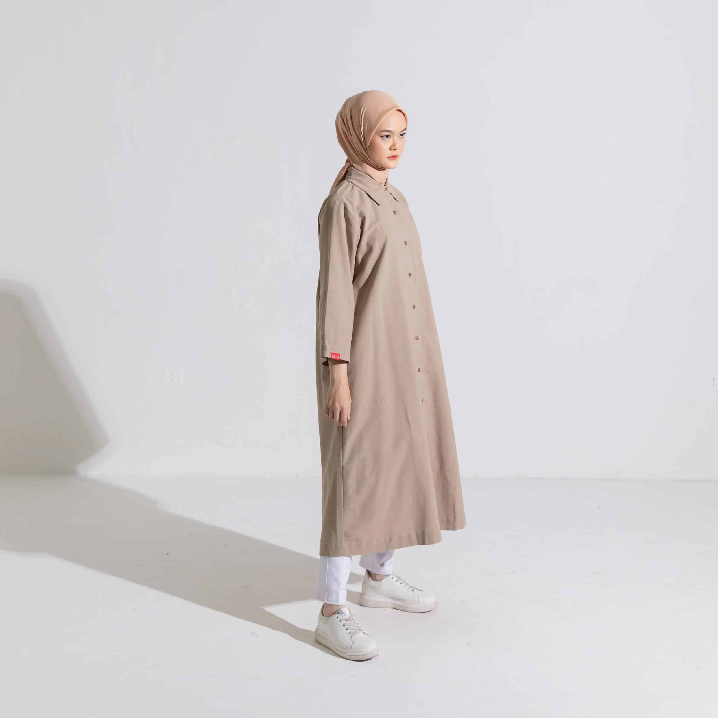 Dauky M Dress Linen Collection - Almond