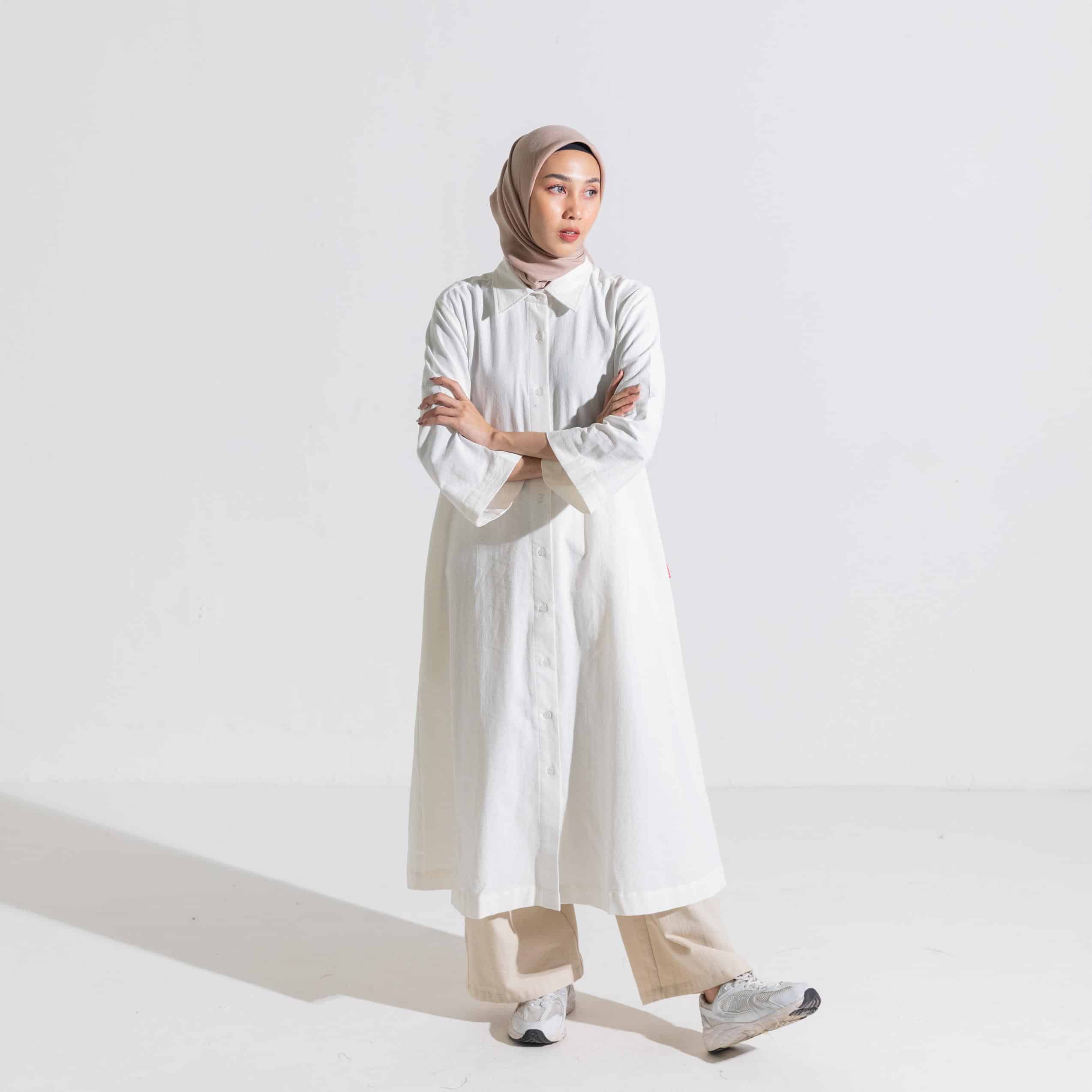 M Dress Linen - BW