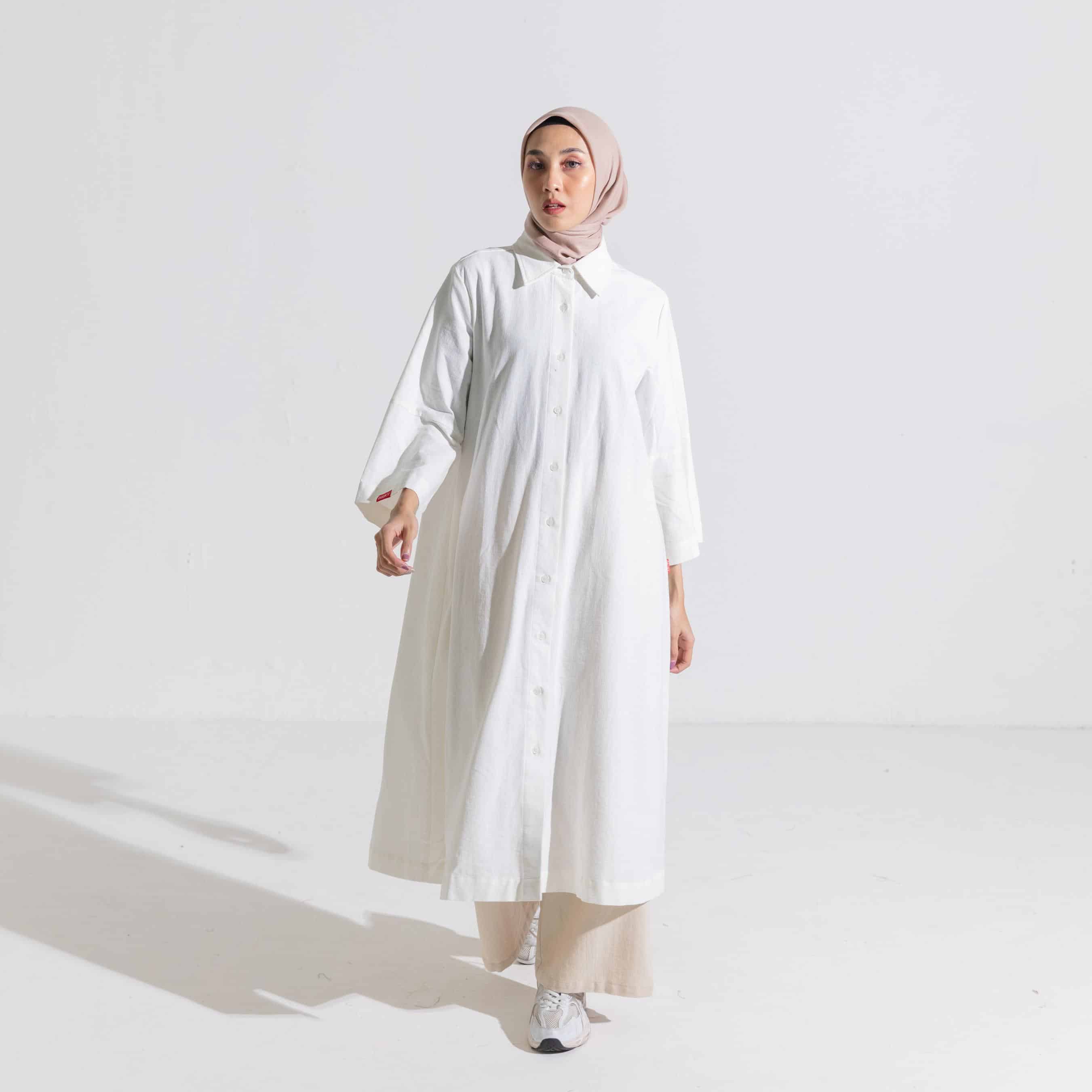 M Dress Linen - BW