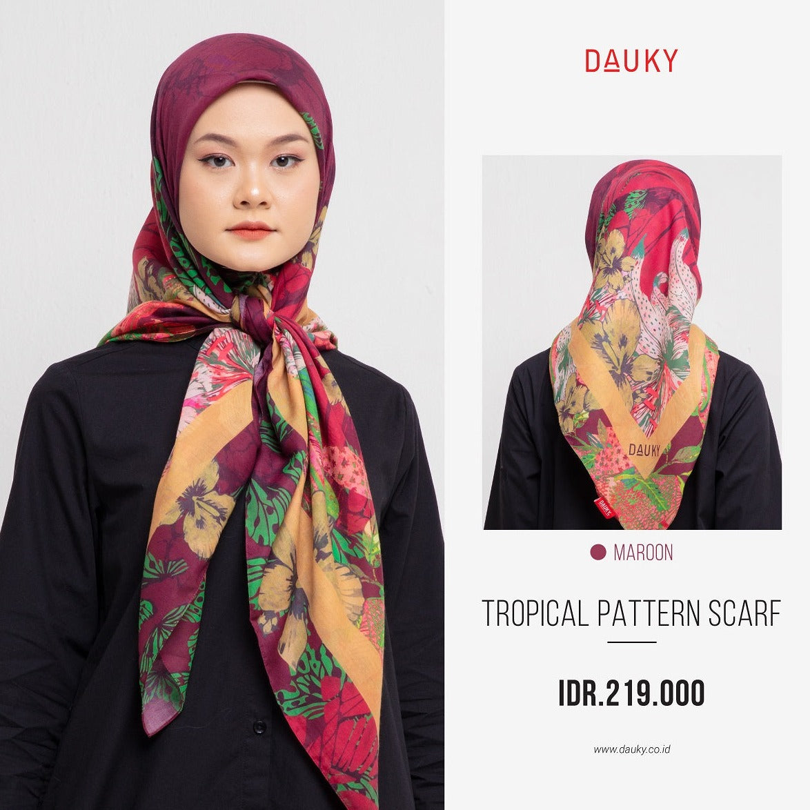 Tropical Pattern Scarf
