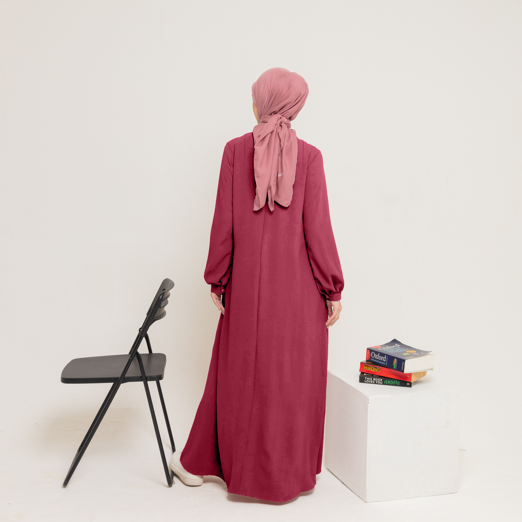 Gamis L Dress Dosila Side Belt