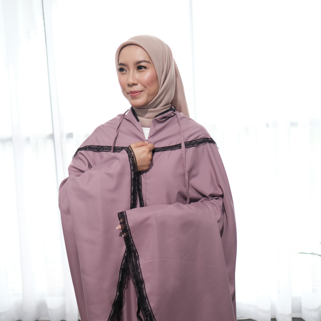 Dauky Mukena Travel Two In One Prayer Hijab