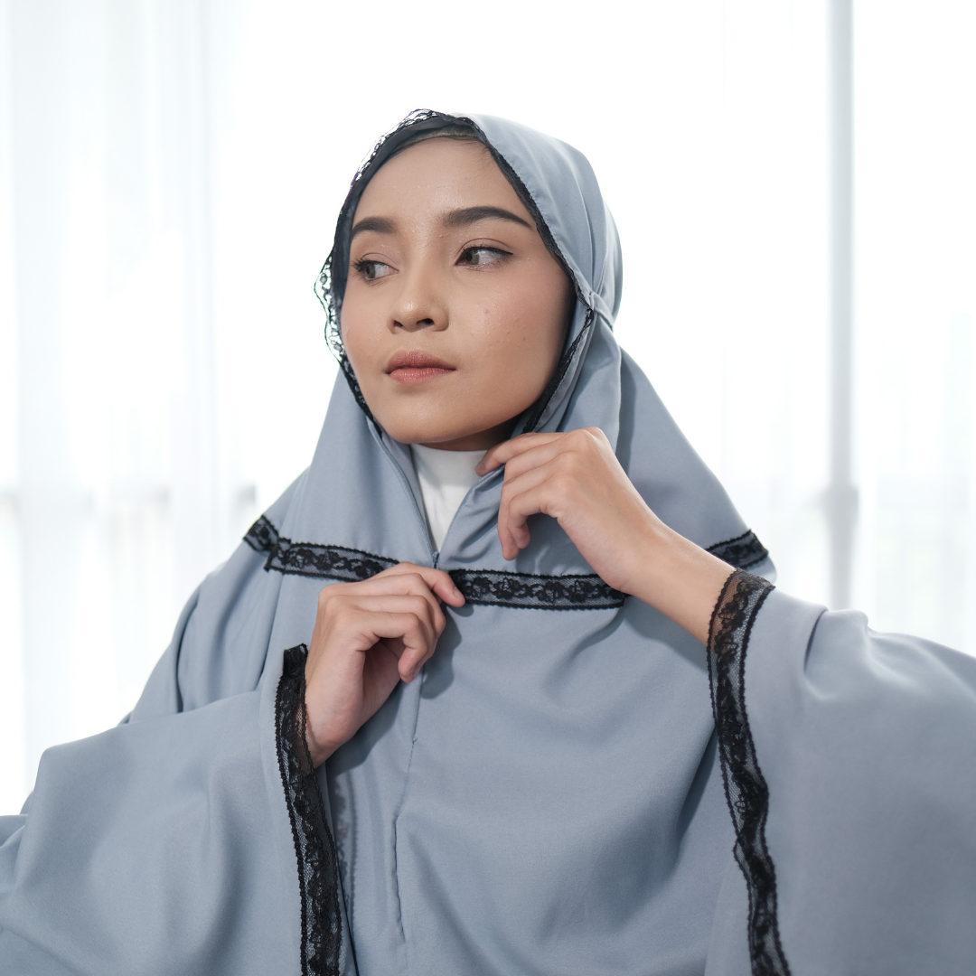 Dauky Mukena Travel Two In One Prayer Hijab