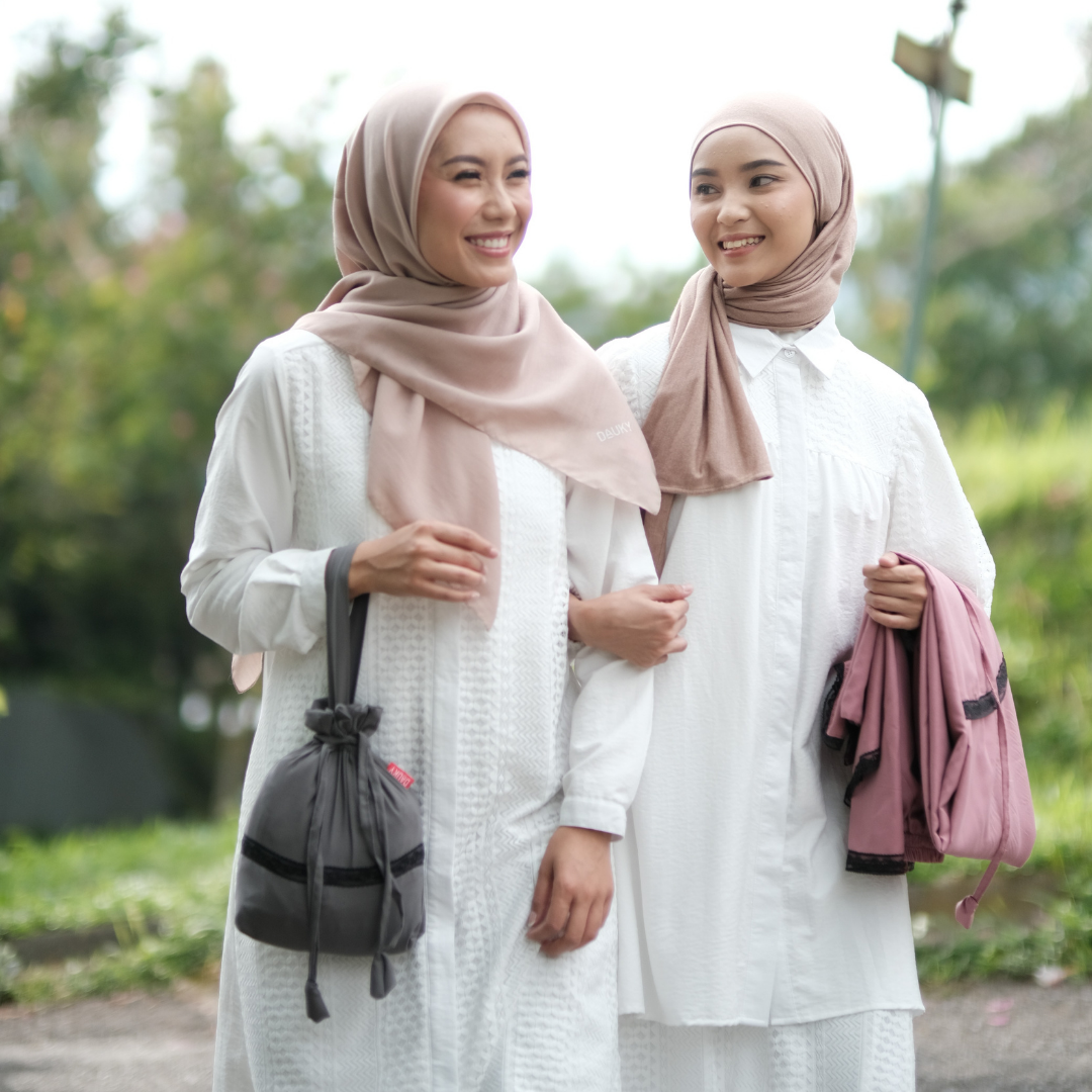 Dauky Mukena Travel Two In One Prayer Hijab