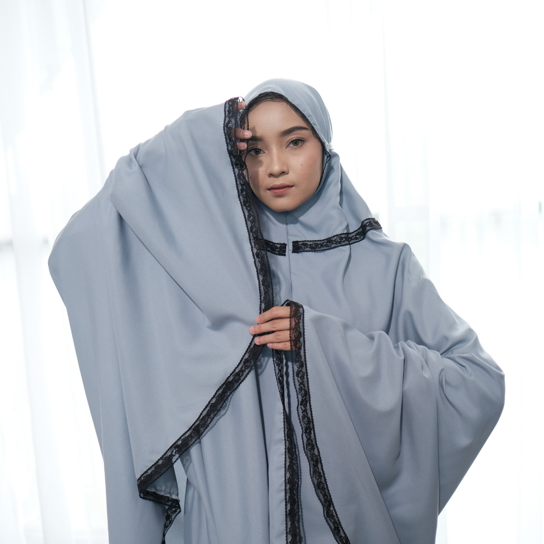 Dauky Mukena Travel Two In One Prayer Hijab