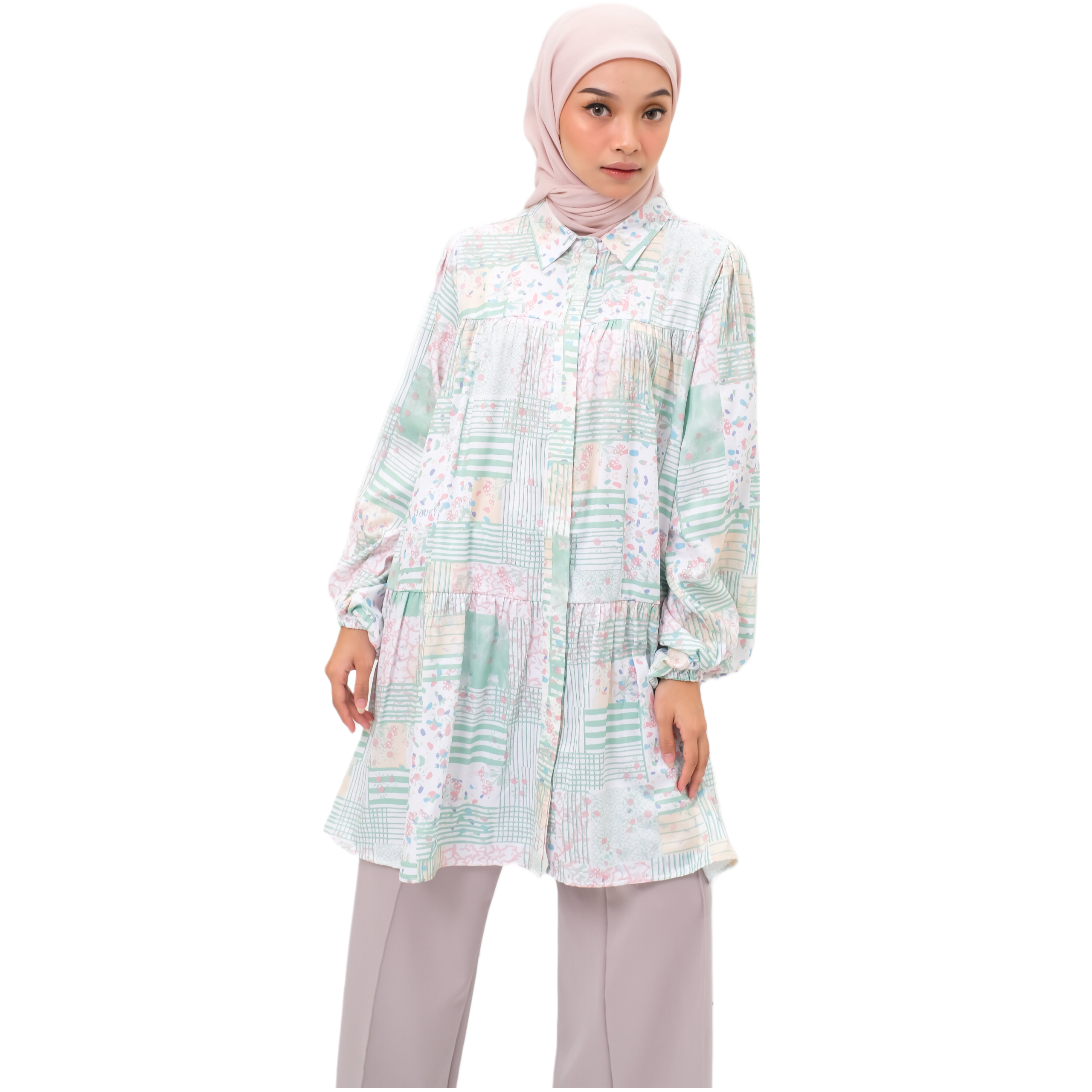 M Tunik Raffles Tokyo - Hijau