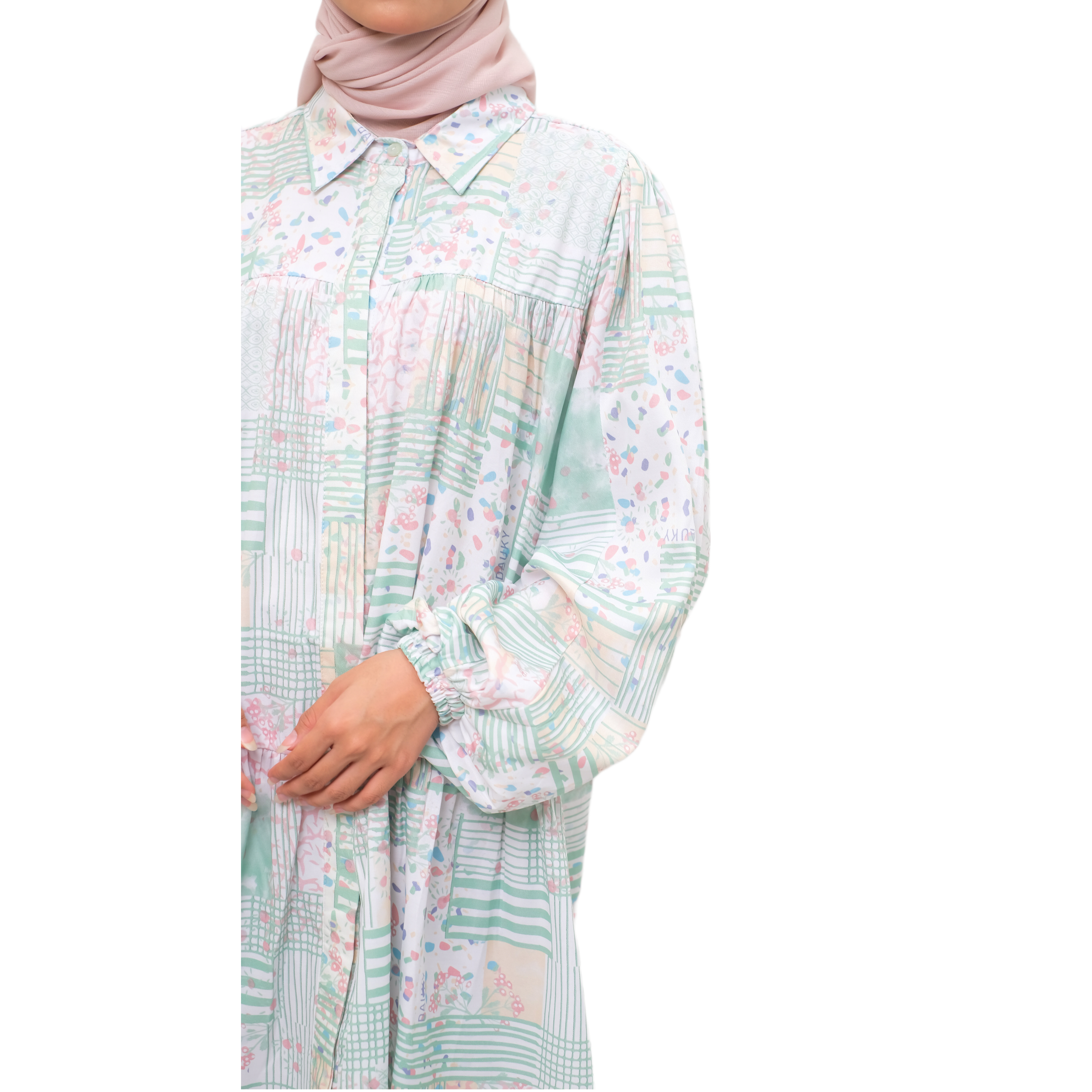 M Tunik Raffles Tokyo - Hijau