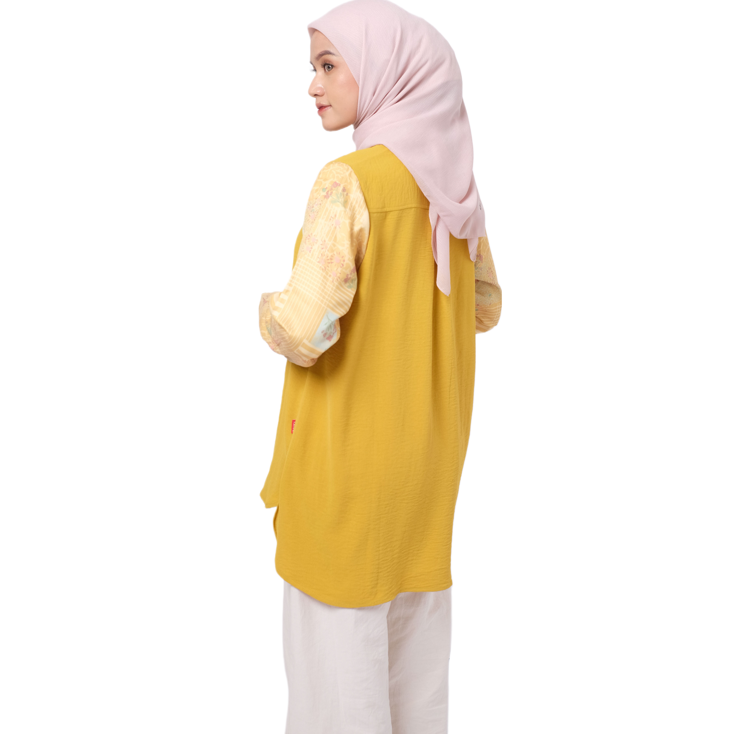 M Tunik Crinckle Tokyo - Kuning