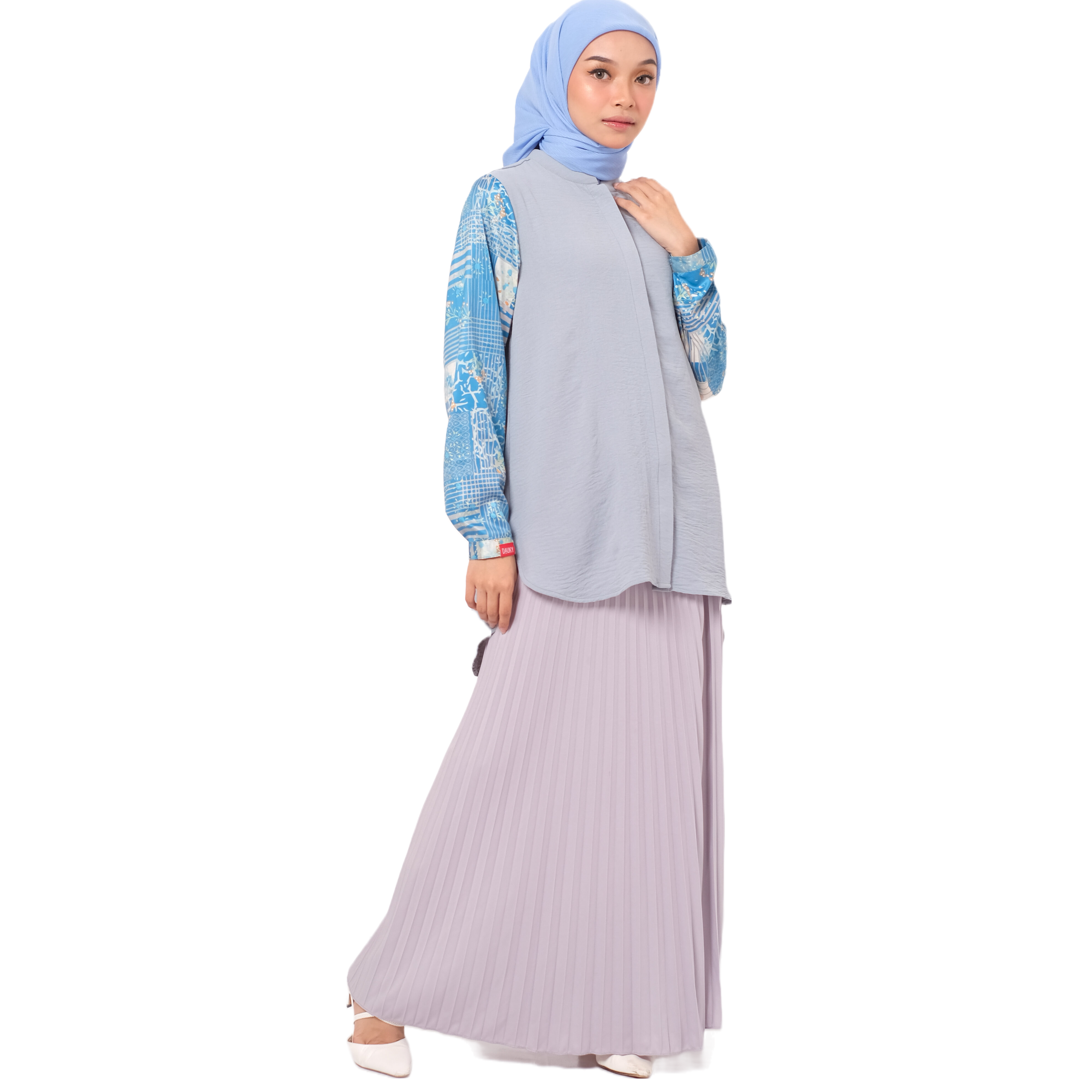 M Tunik Crinckle Tokyo - Biru