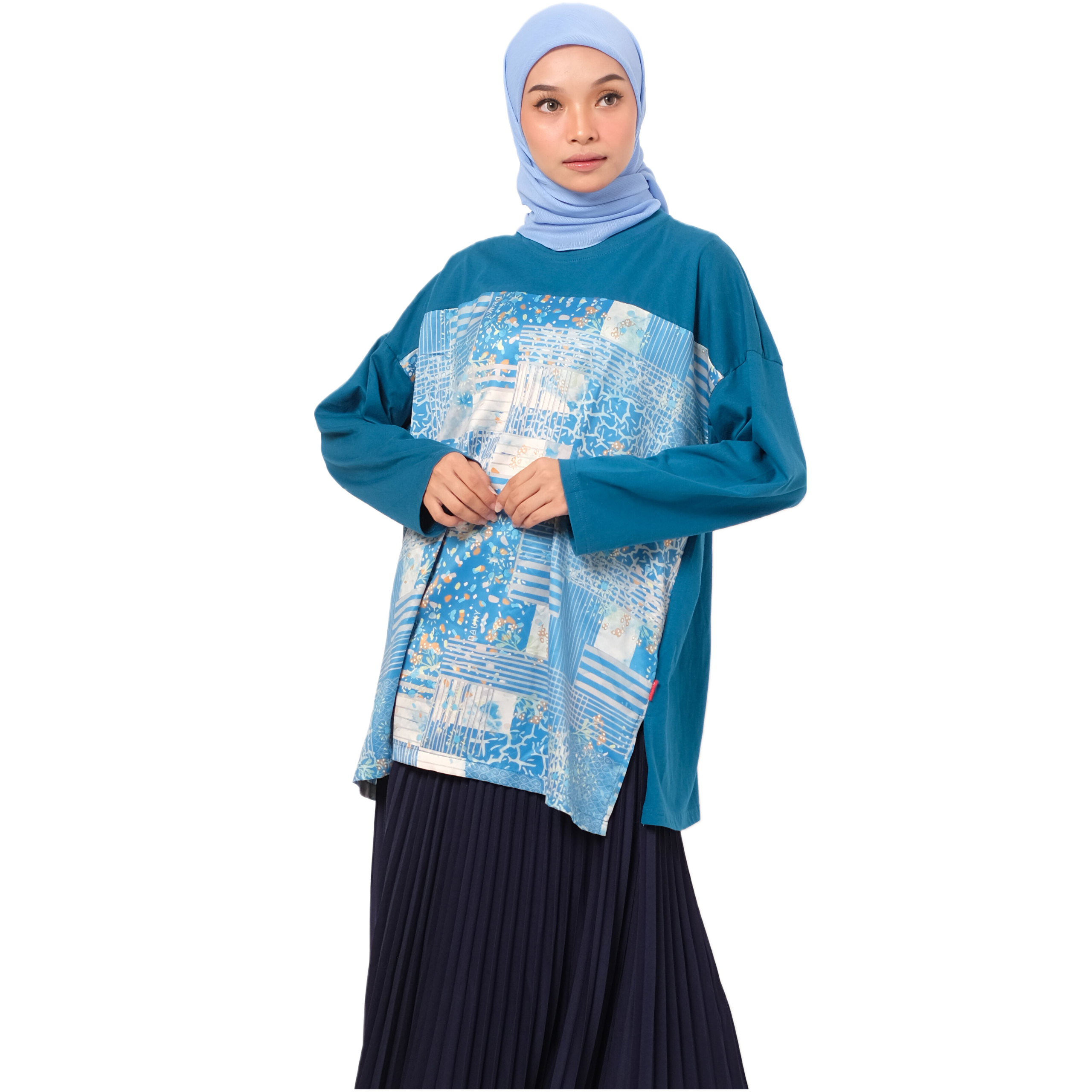 S Tunic Combed Tokyo - Biru