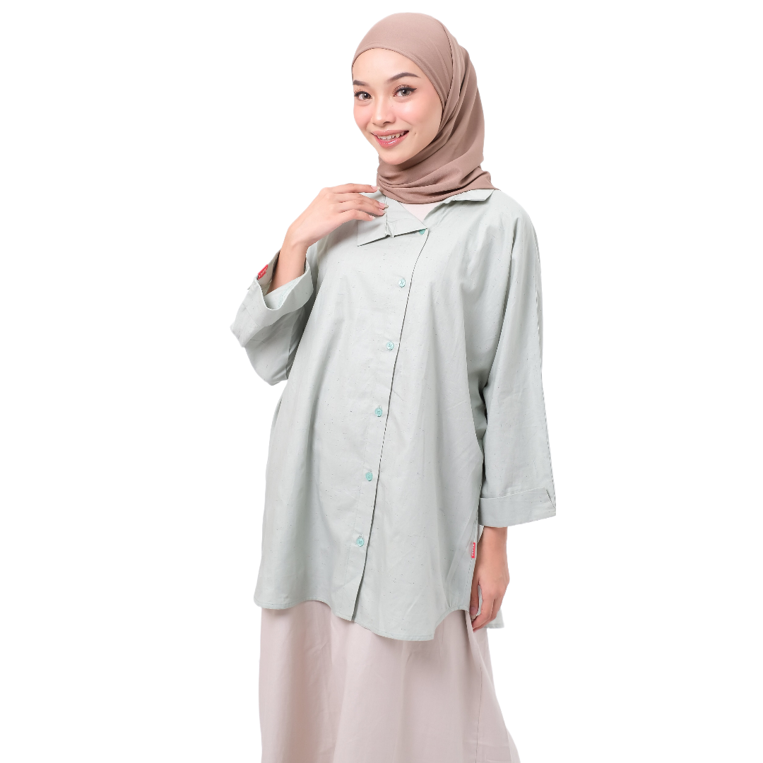 S Tunik Batwing Rainbow - Mint