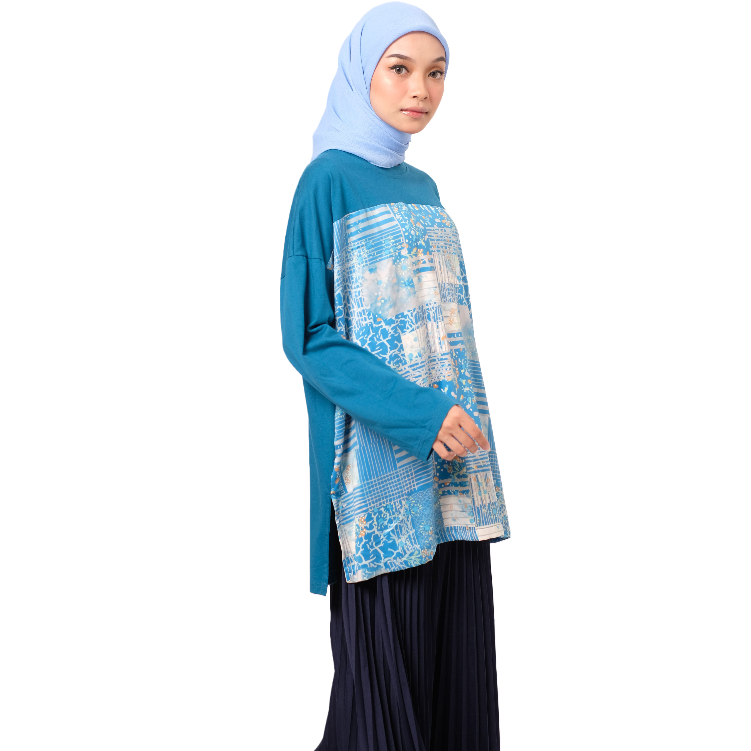 S Tunic Combed Tokyo - Biru