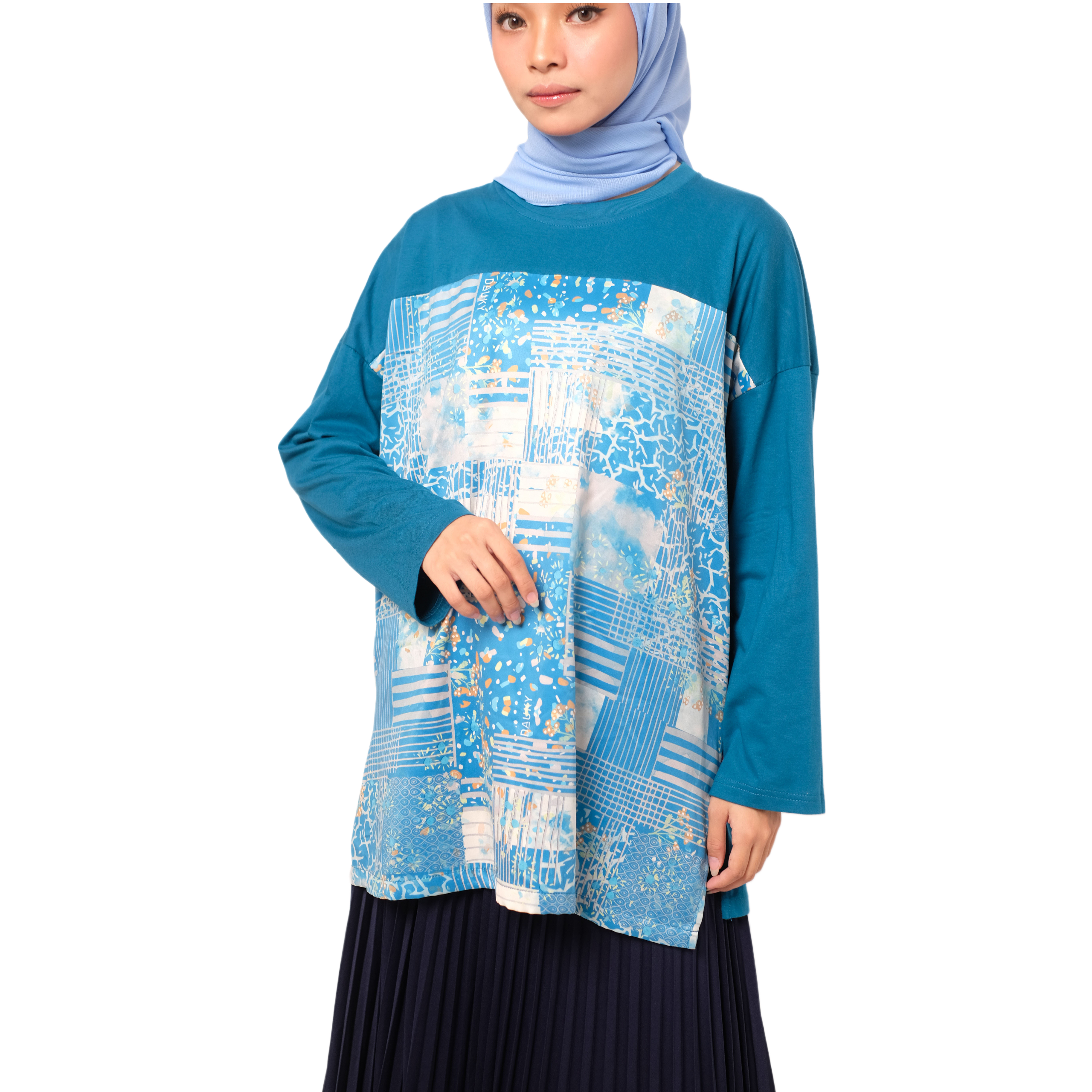 S Tunic Combed Tokyo - Biru