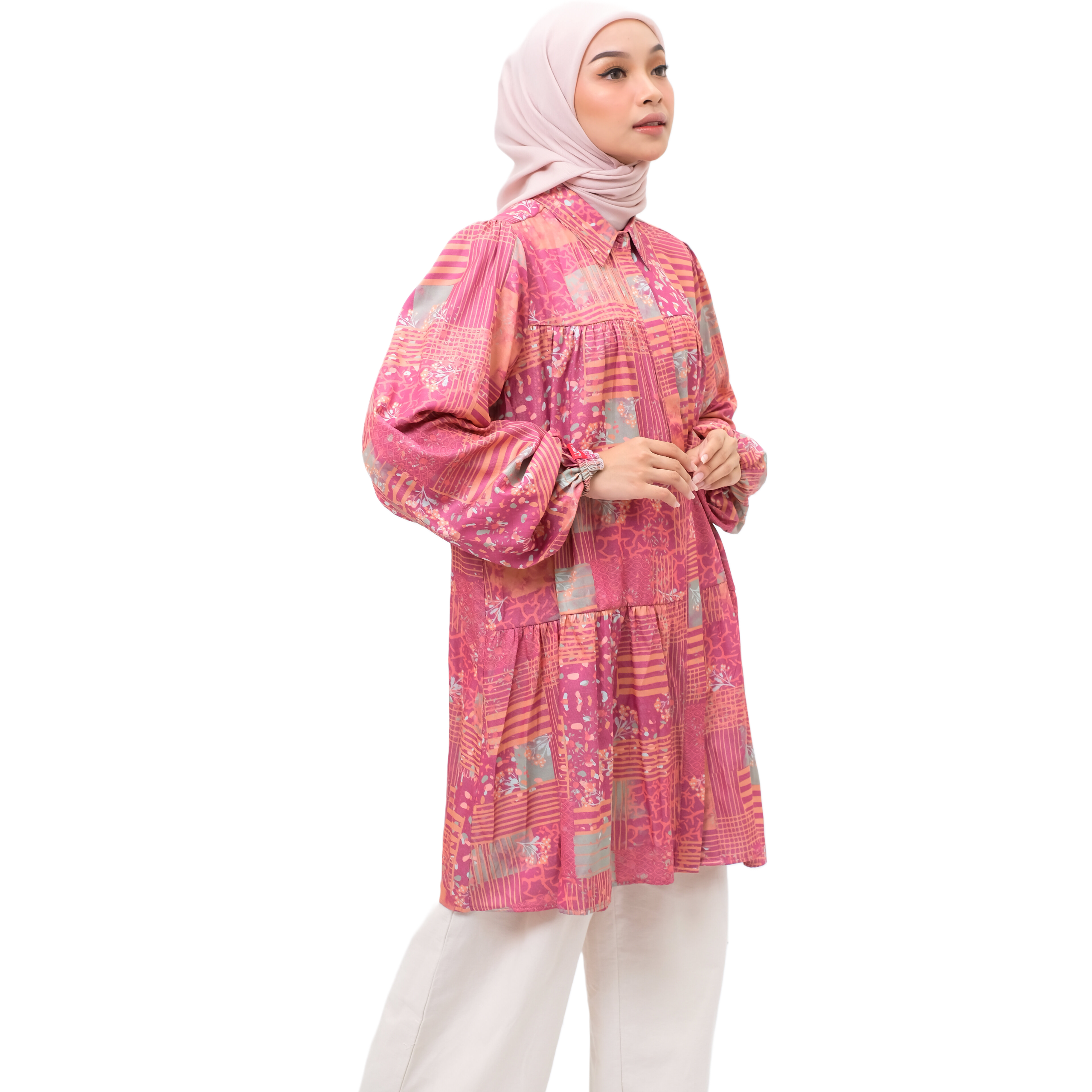M Tunik Raffles Tokyo - Merah