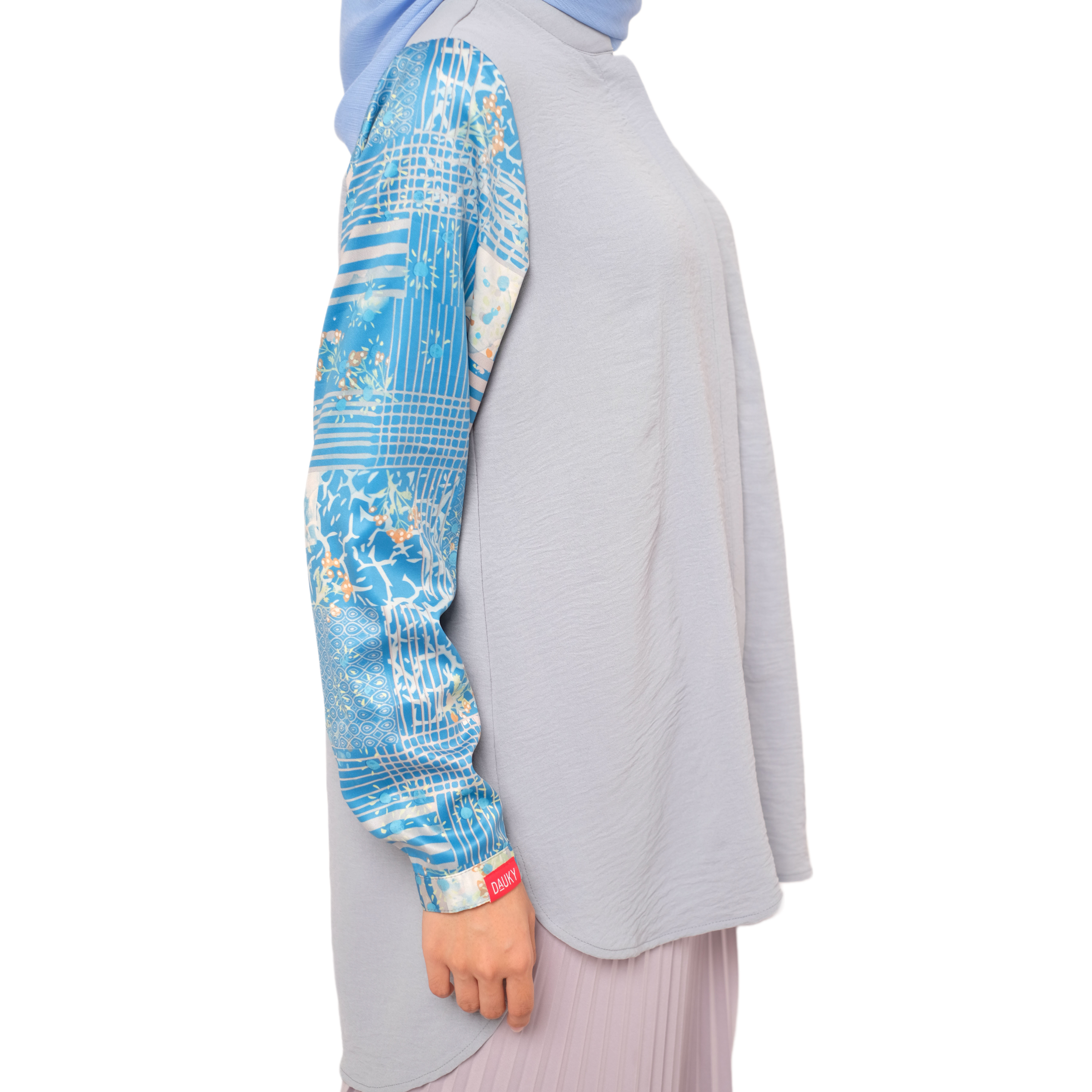 M Tunik Crinckle Tokyo - Biru