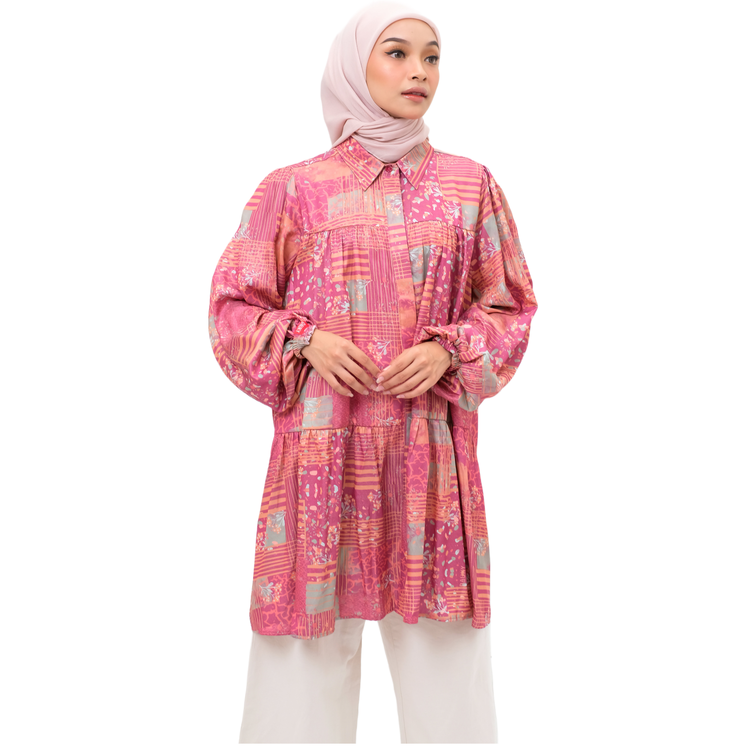 M Tunik Raffles Tokyo - Merah