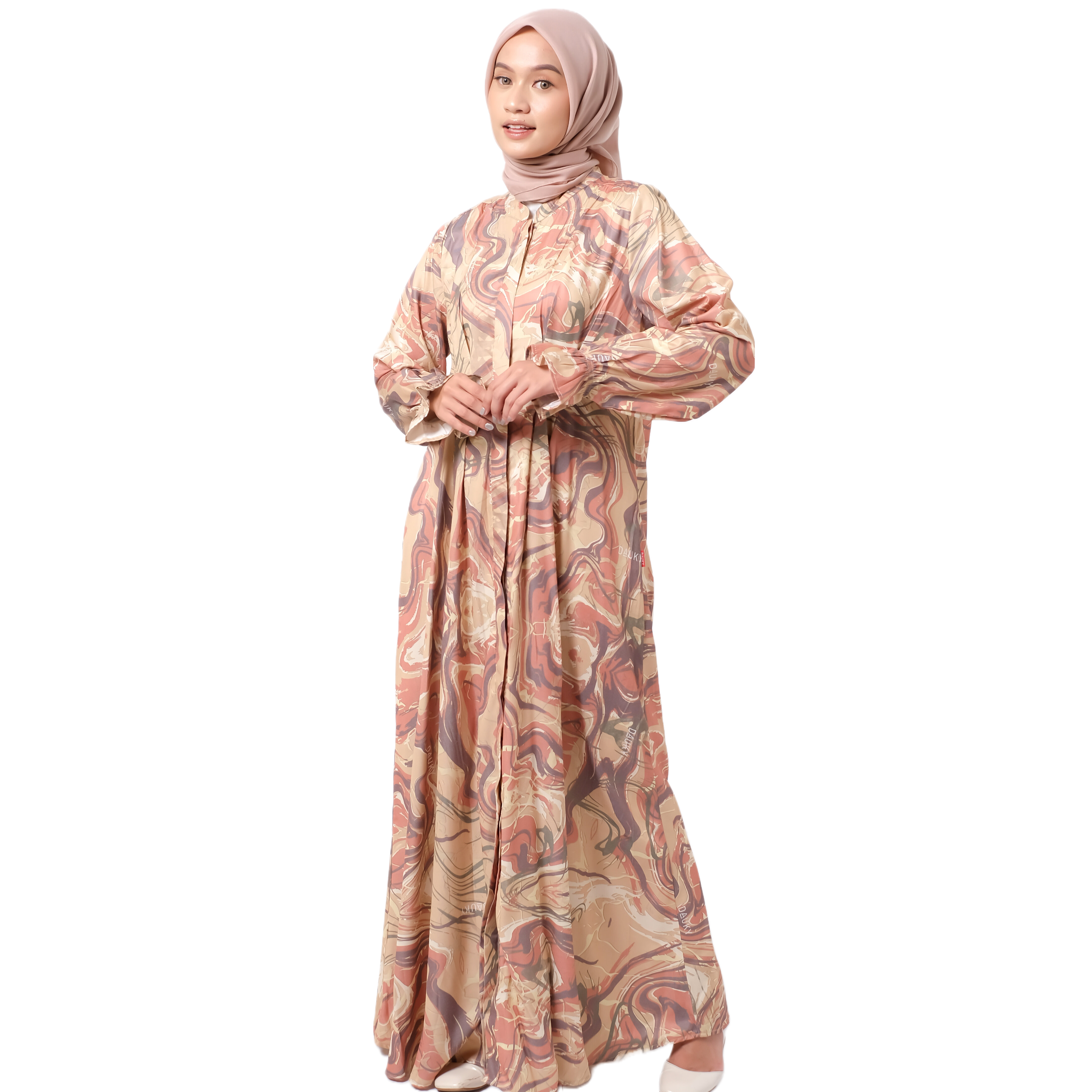 L Dress Marble - Kuning