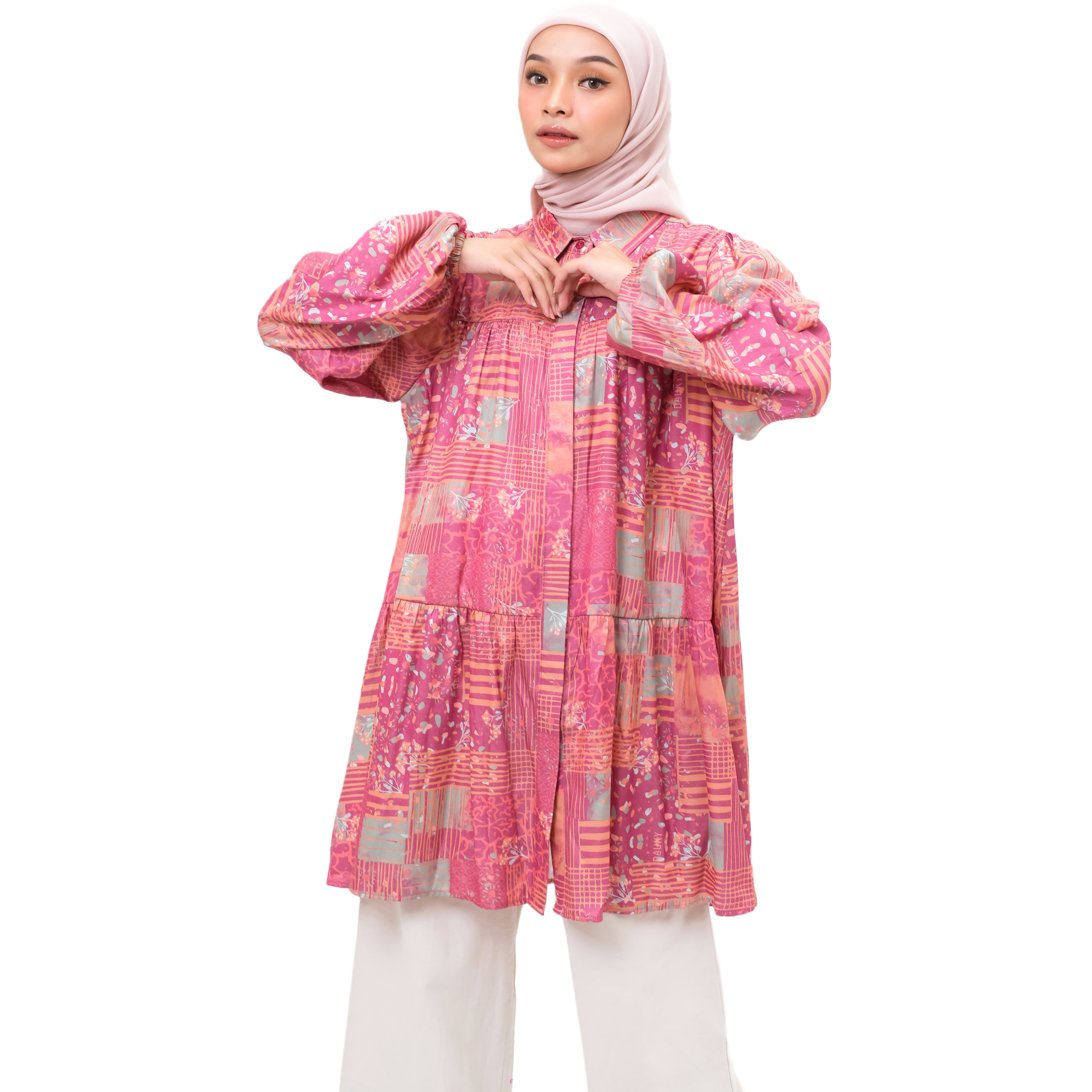 M Tunik Raffles Tokyo - Merah