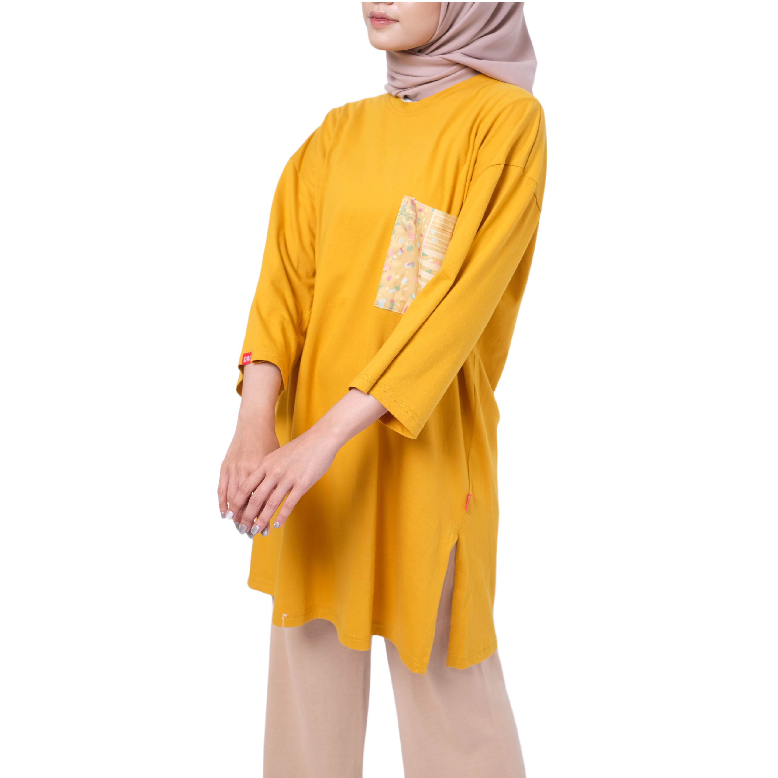 M Tunik Combed Pocket Tokyo - Kuning