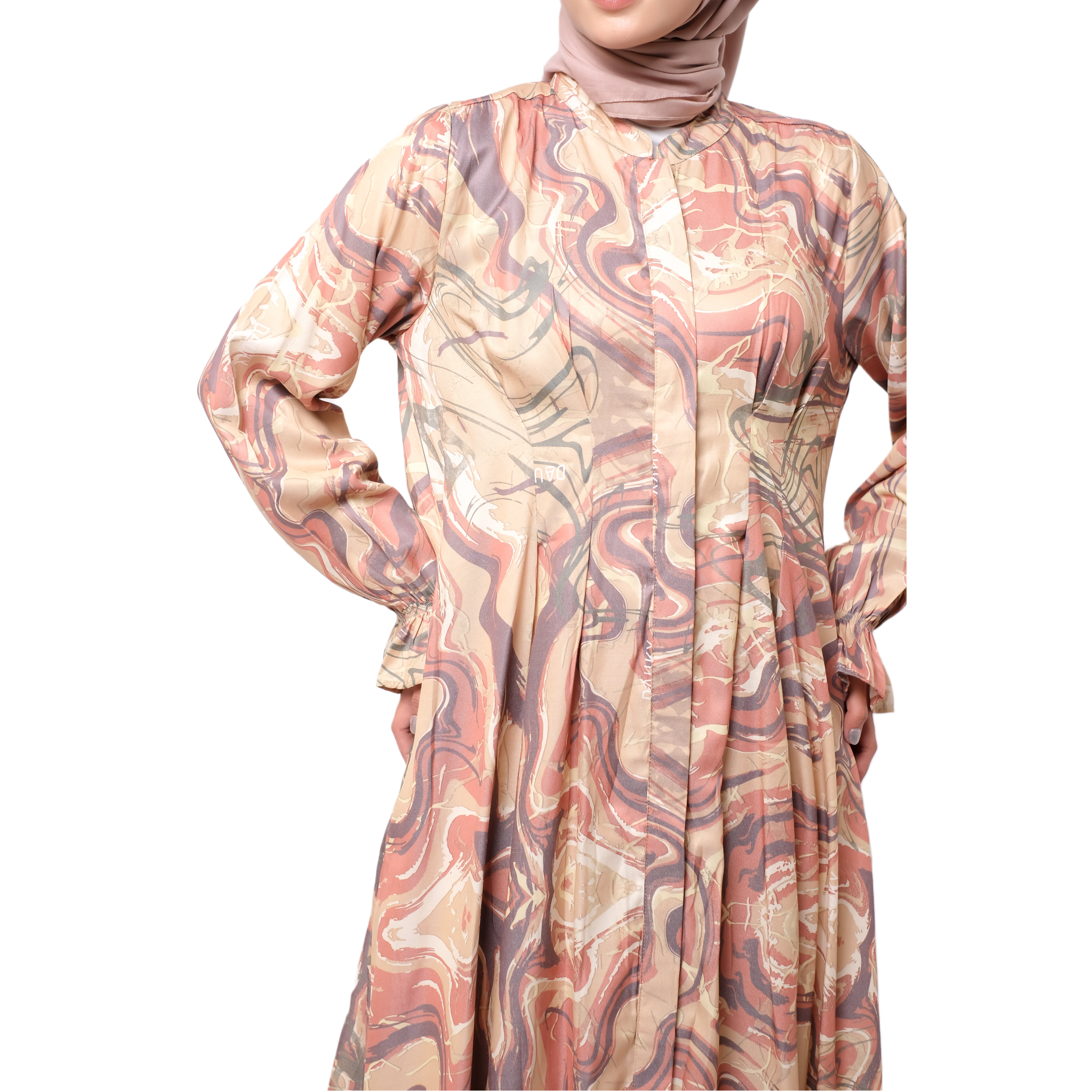 L Dress Marble - Kuning