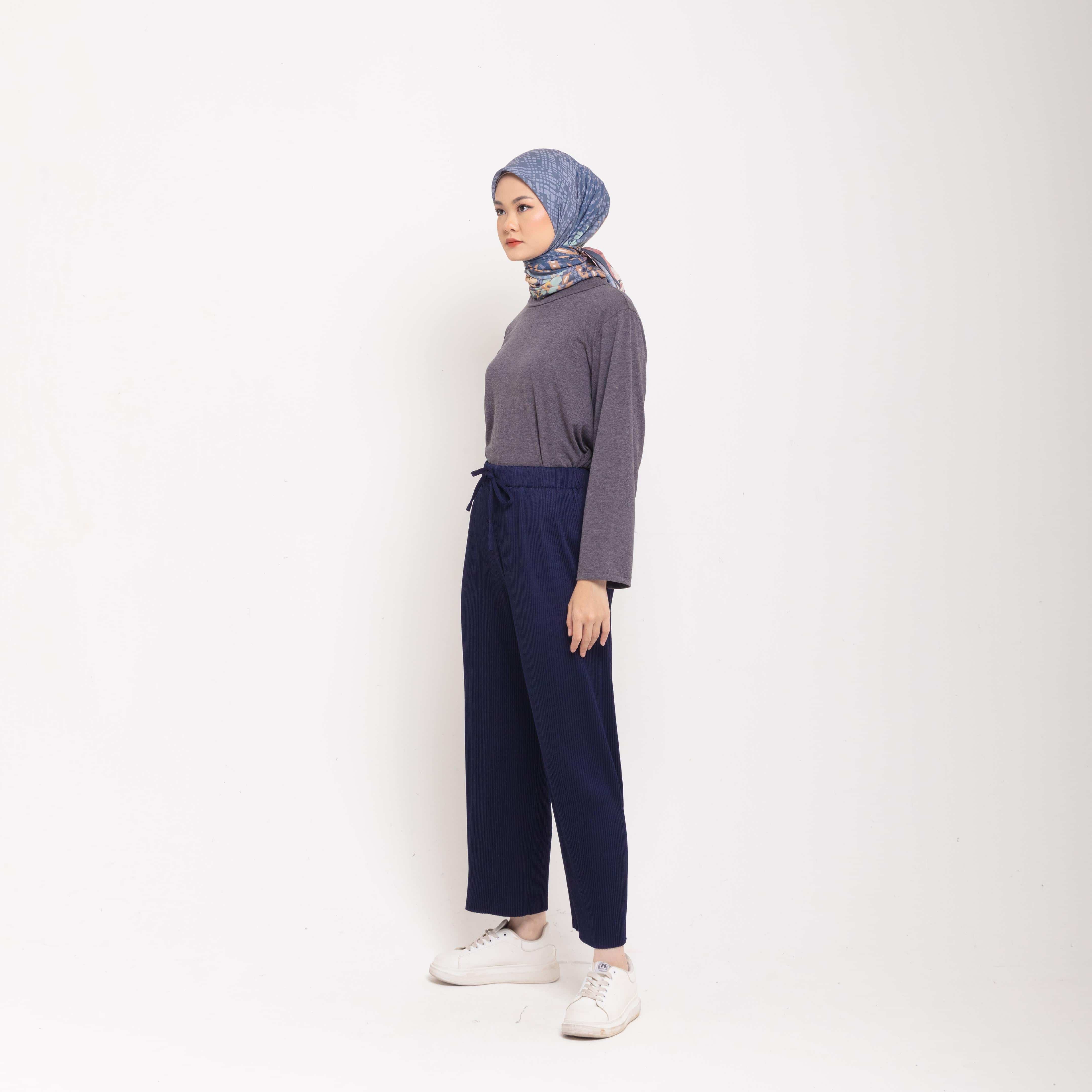 Kulot Pleats - Navy