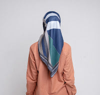 Dauky Hijab Segiempt kerudung Play Shape Scarf - Olive