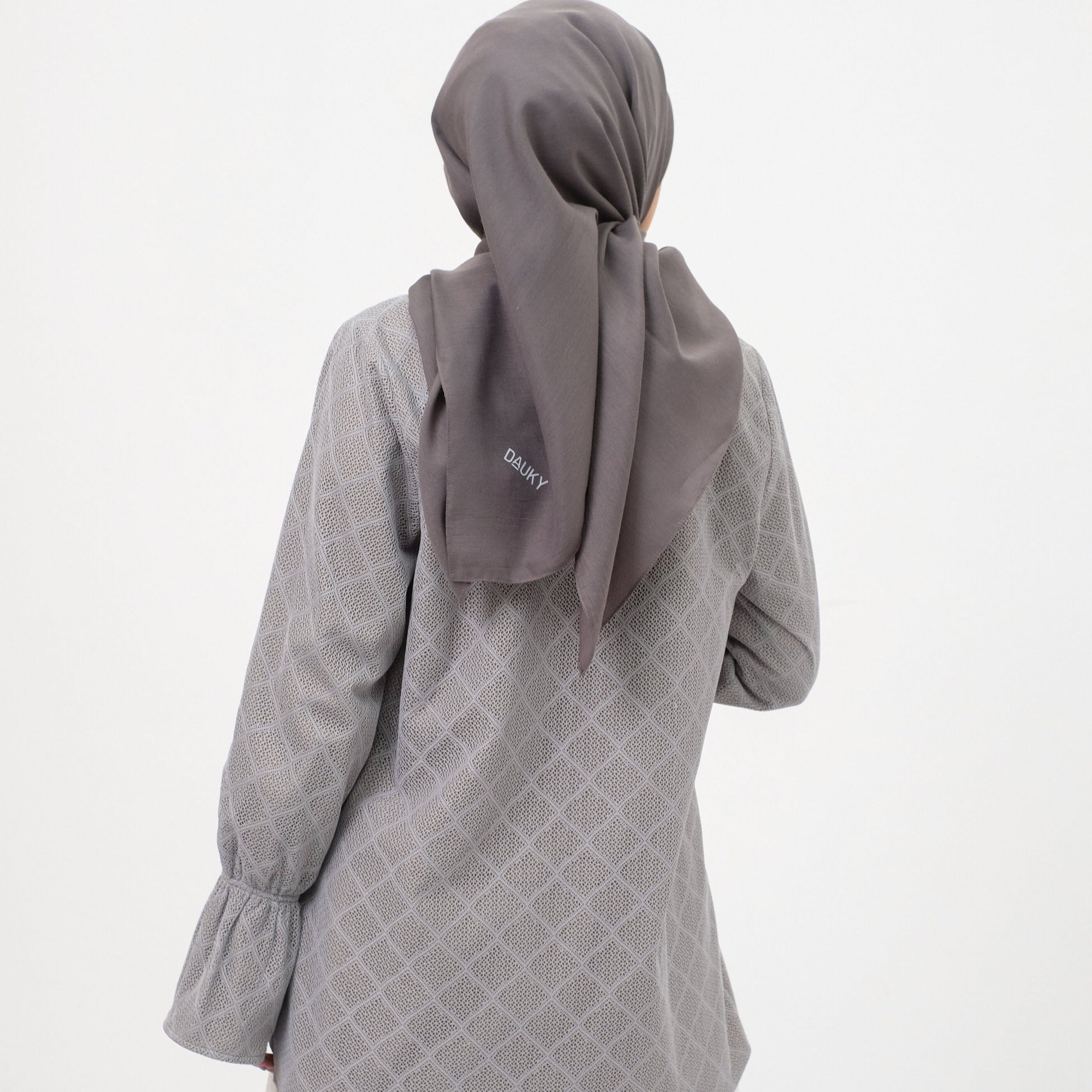 M Tunik Lace Katun Ruffless - Sage Green