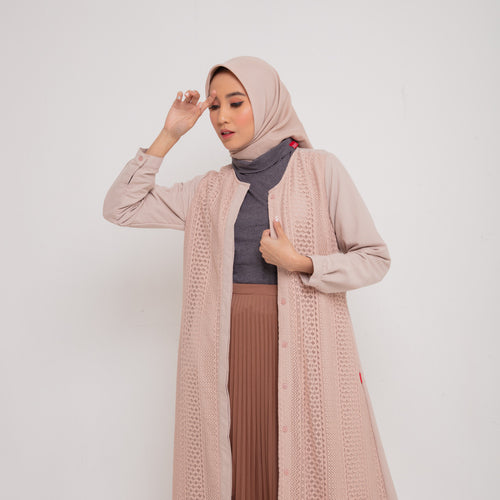 DAUKY Gamis M Dress Lace Chantily Collection