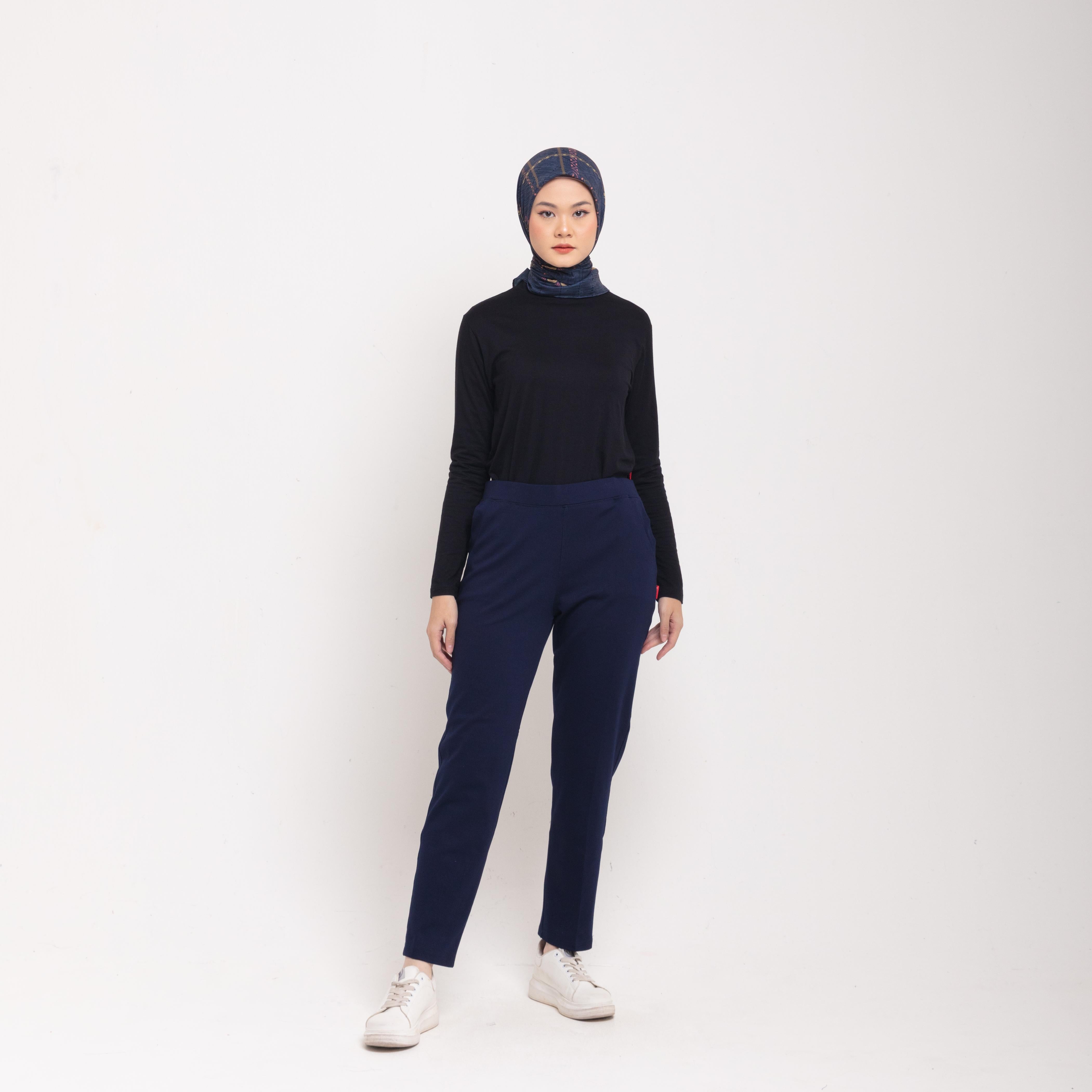Straight Pants - Navy