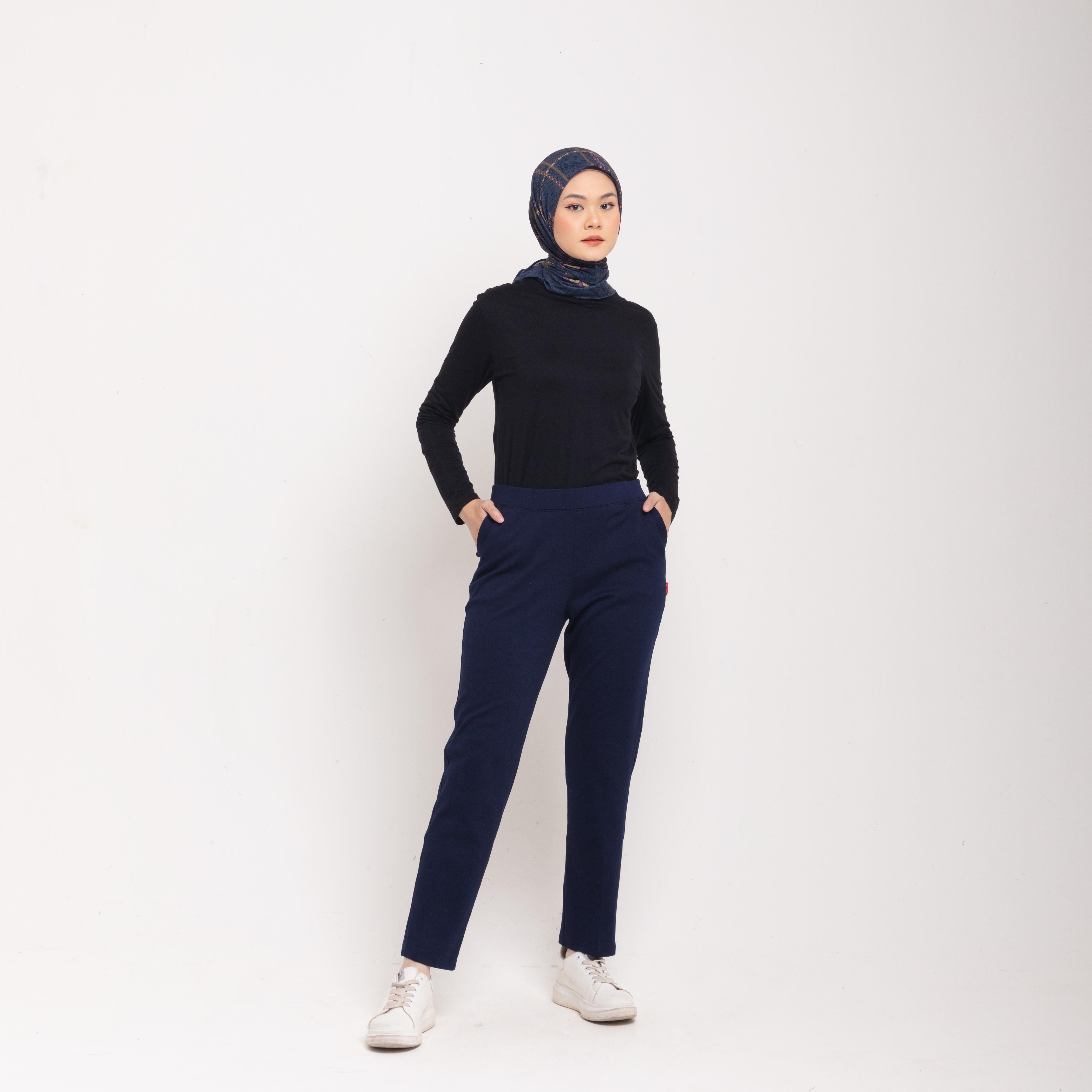 Straight Pants - Navy