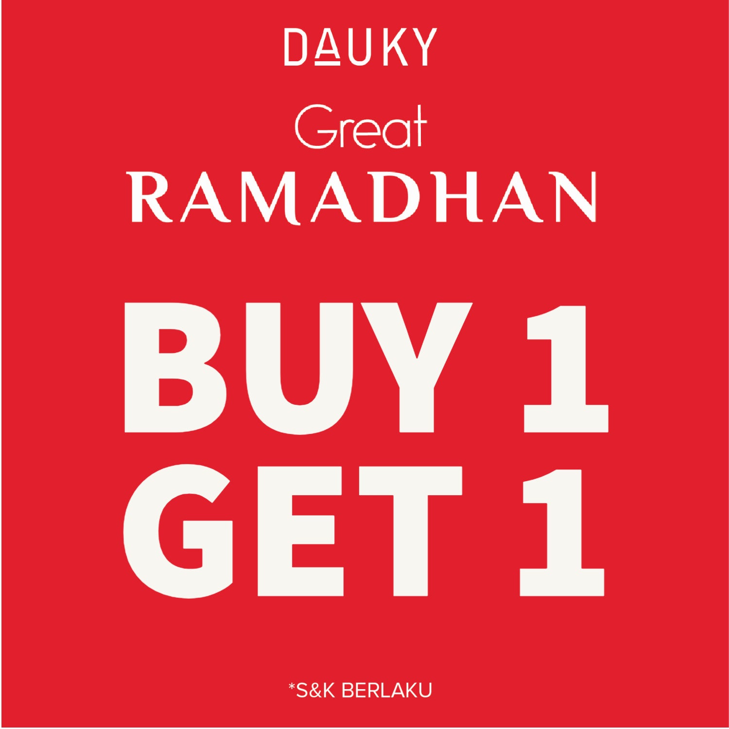 Beli 1 DAUKY Dapet 1 DAUKY