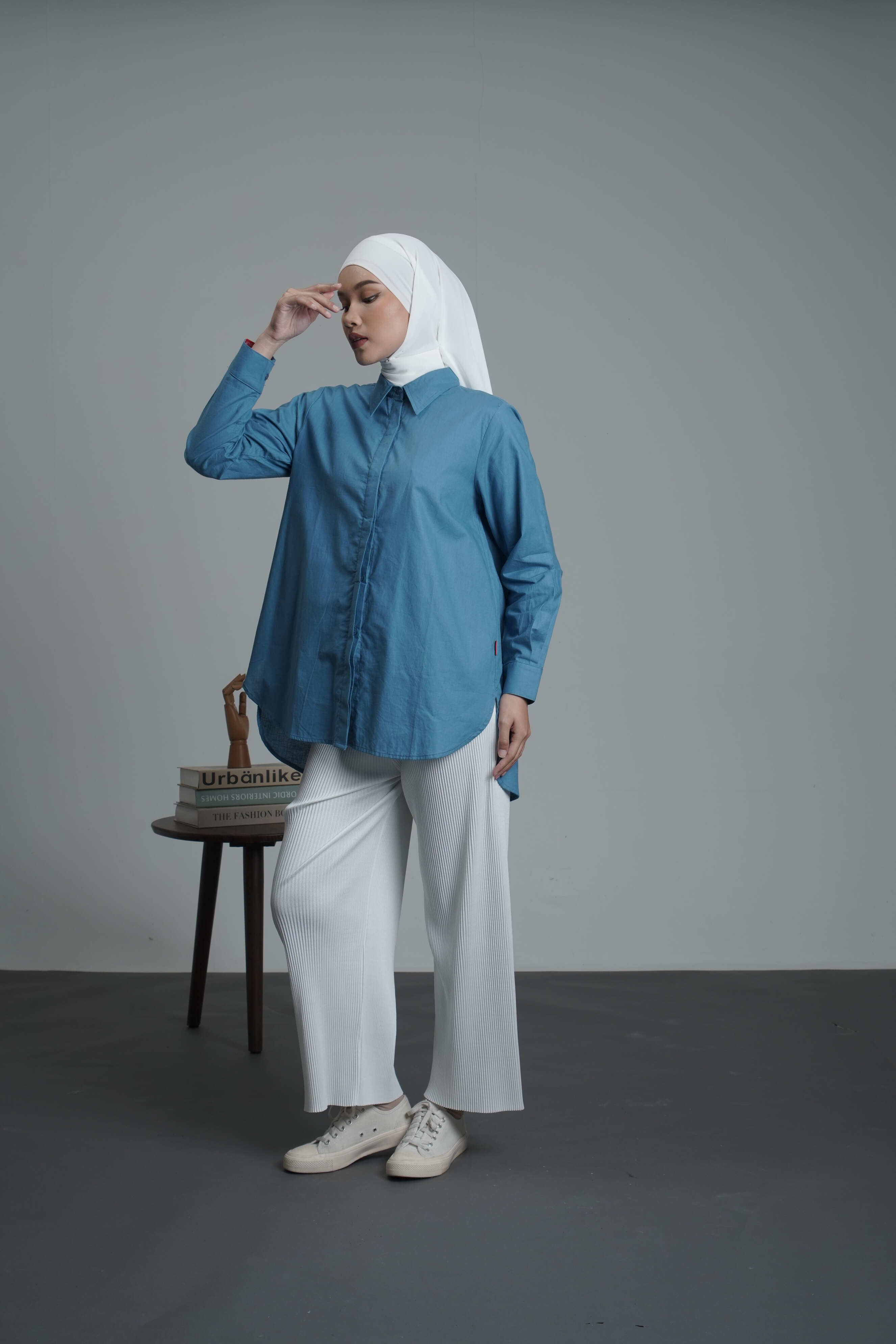 M Tunic Basic Katun Pamela
