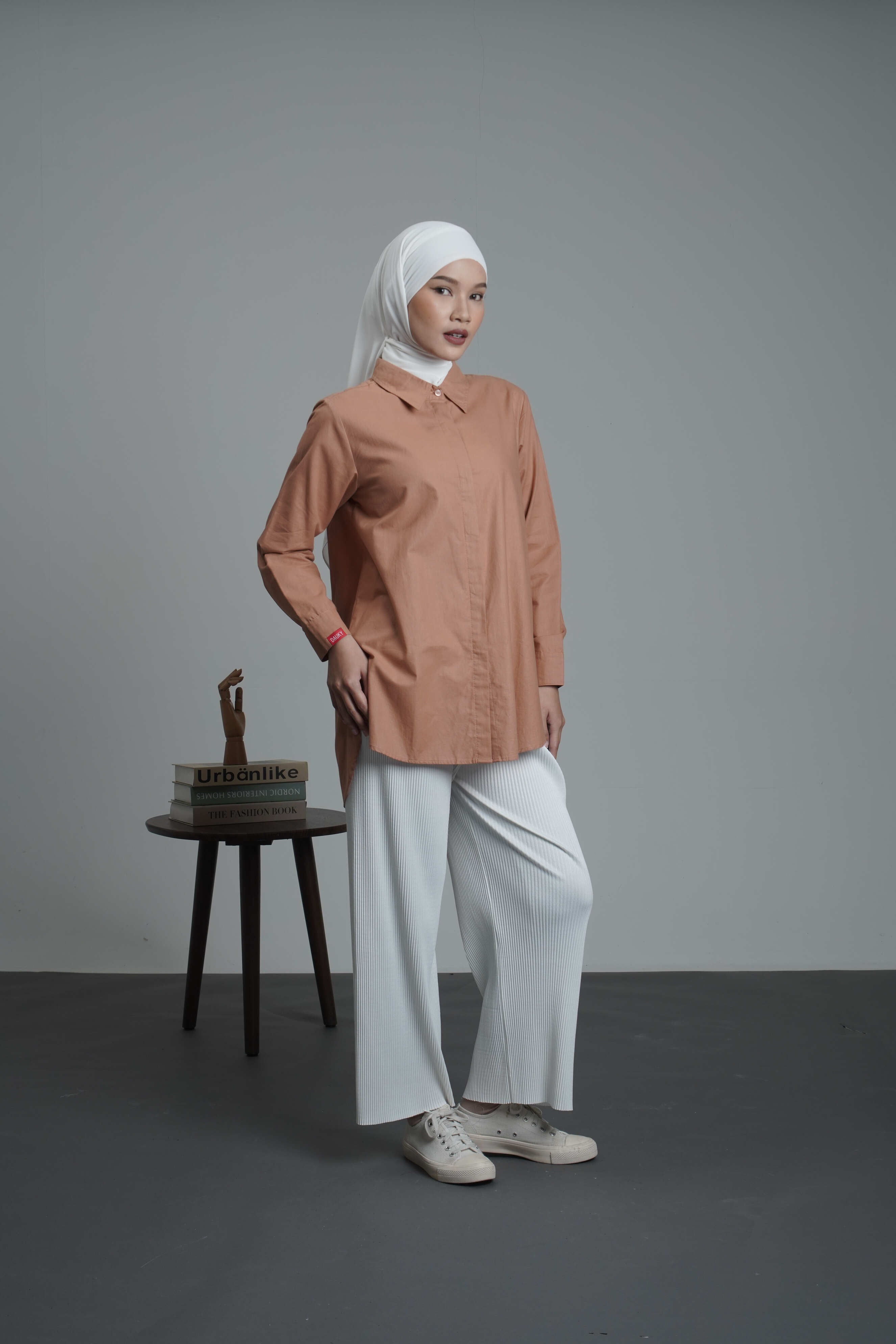M Tunic Basic Katun Pamela