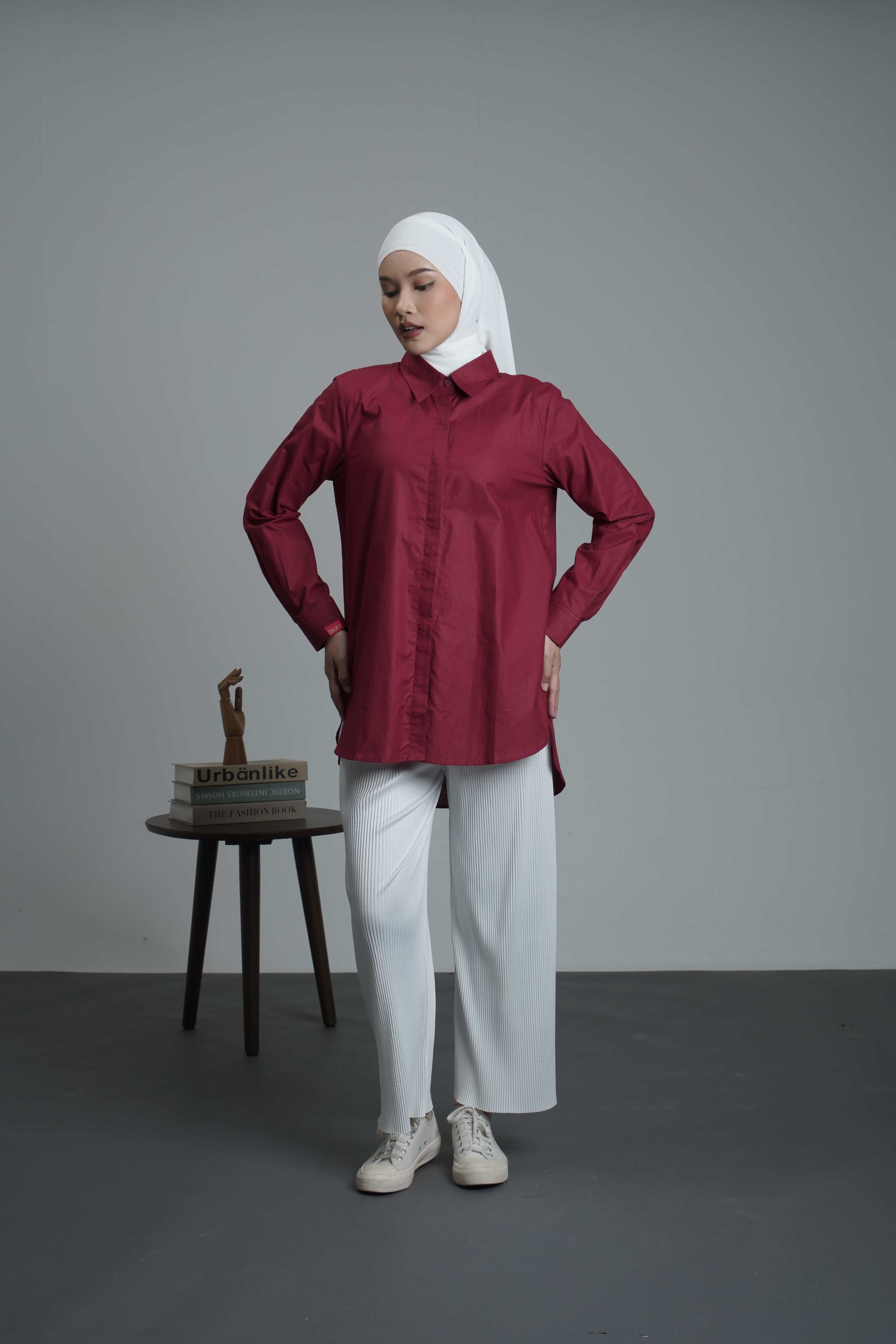 M Tunic Basic Katun Pamela
