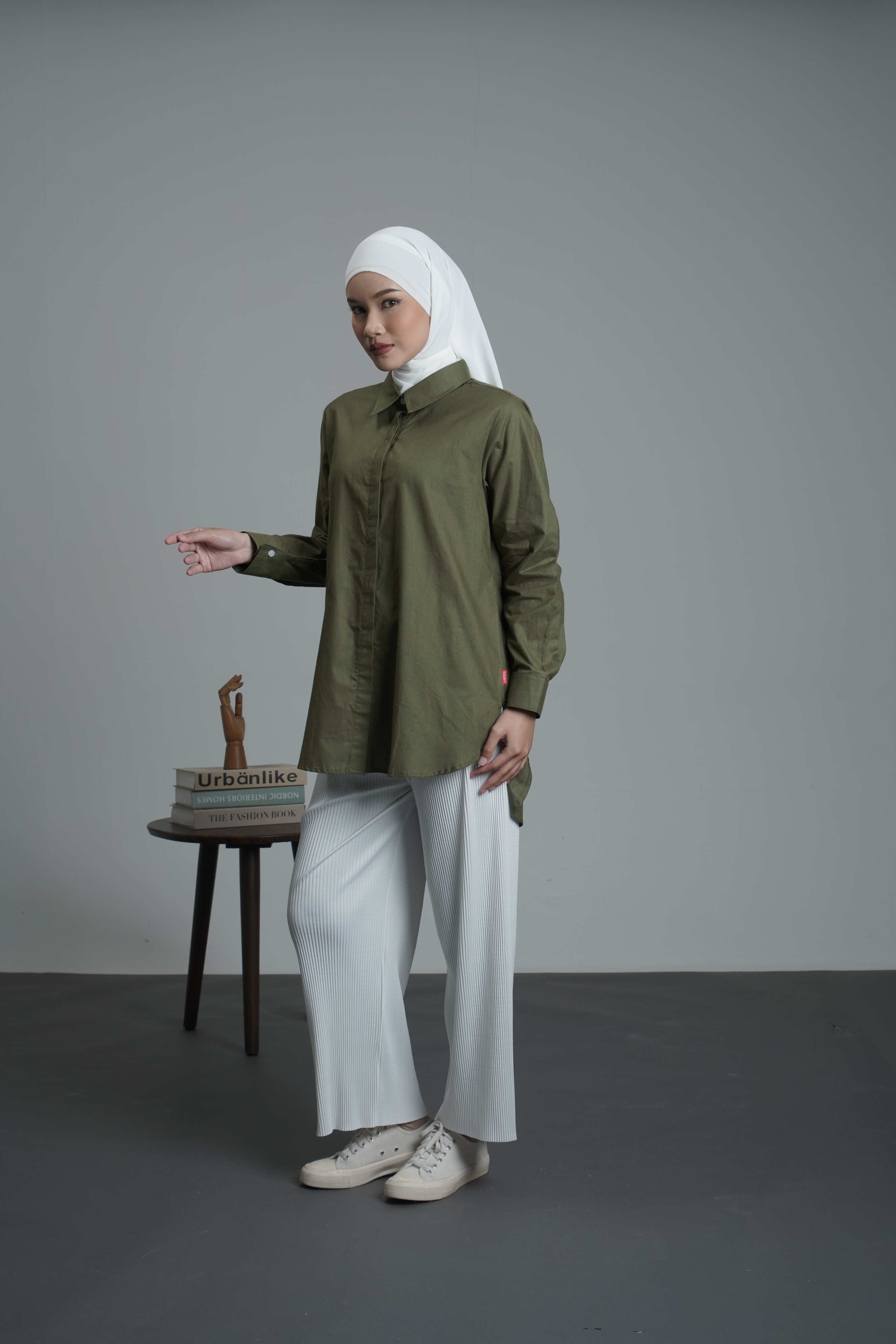 M Tunic Basic Katun Pamela