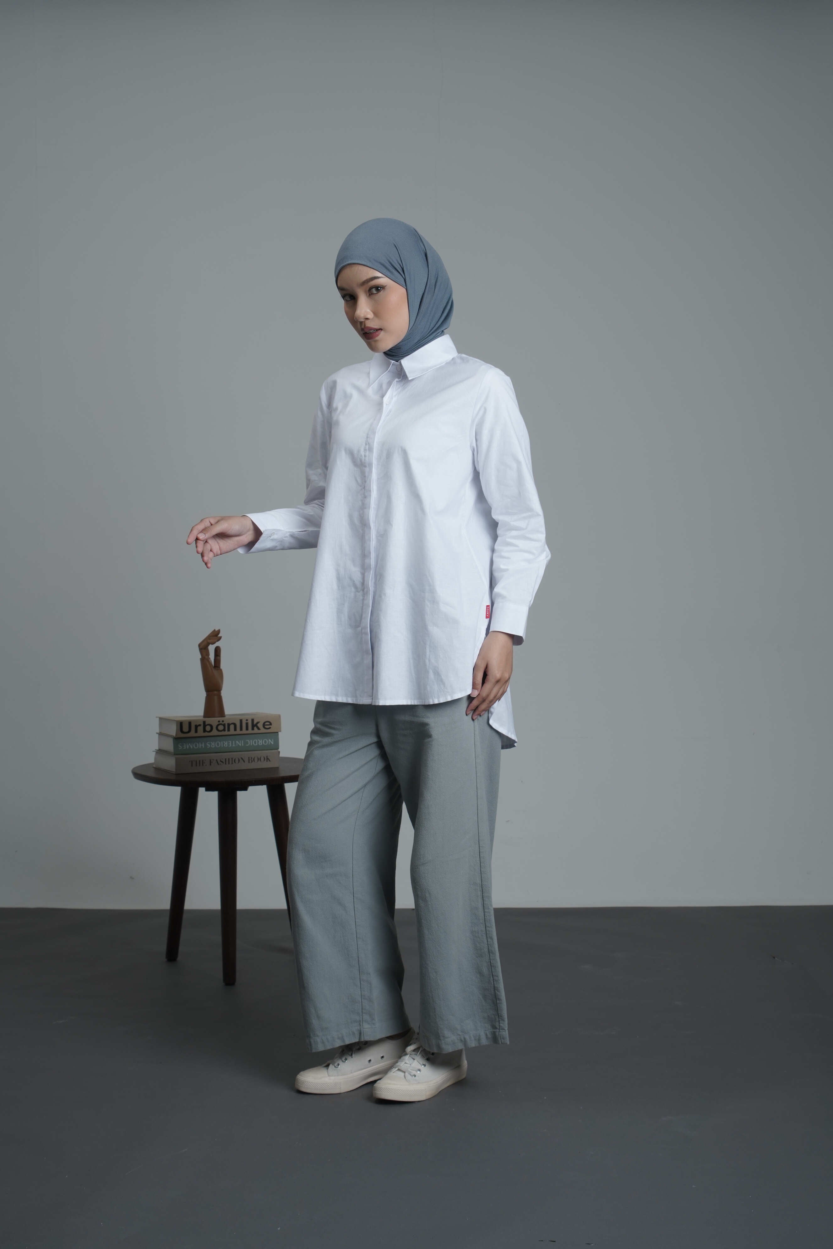 M Tunic Basic Katun Pamela
