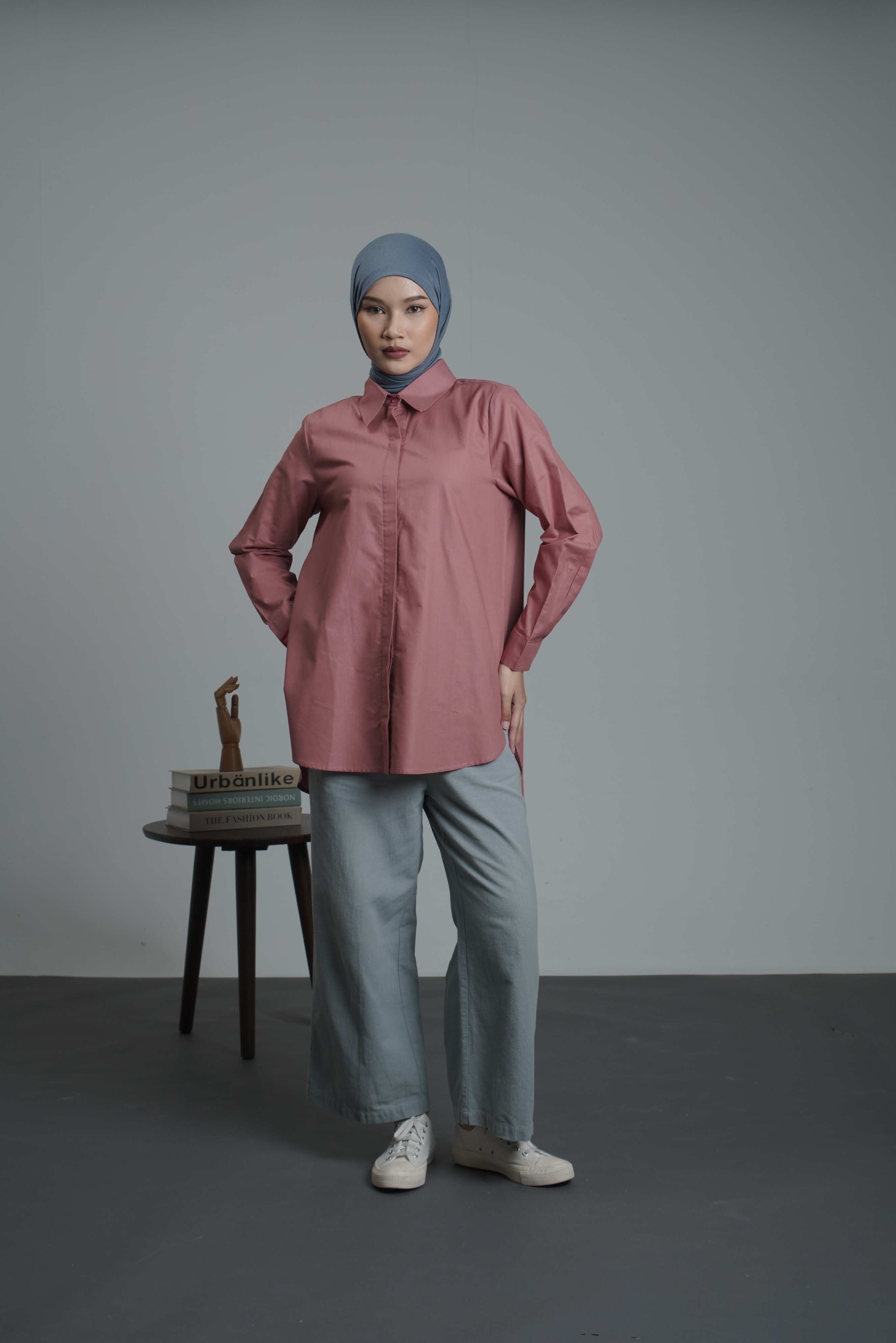 M Tunic Basic Katun Pamela