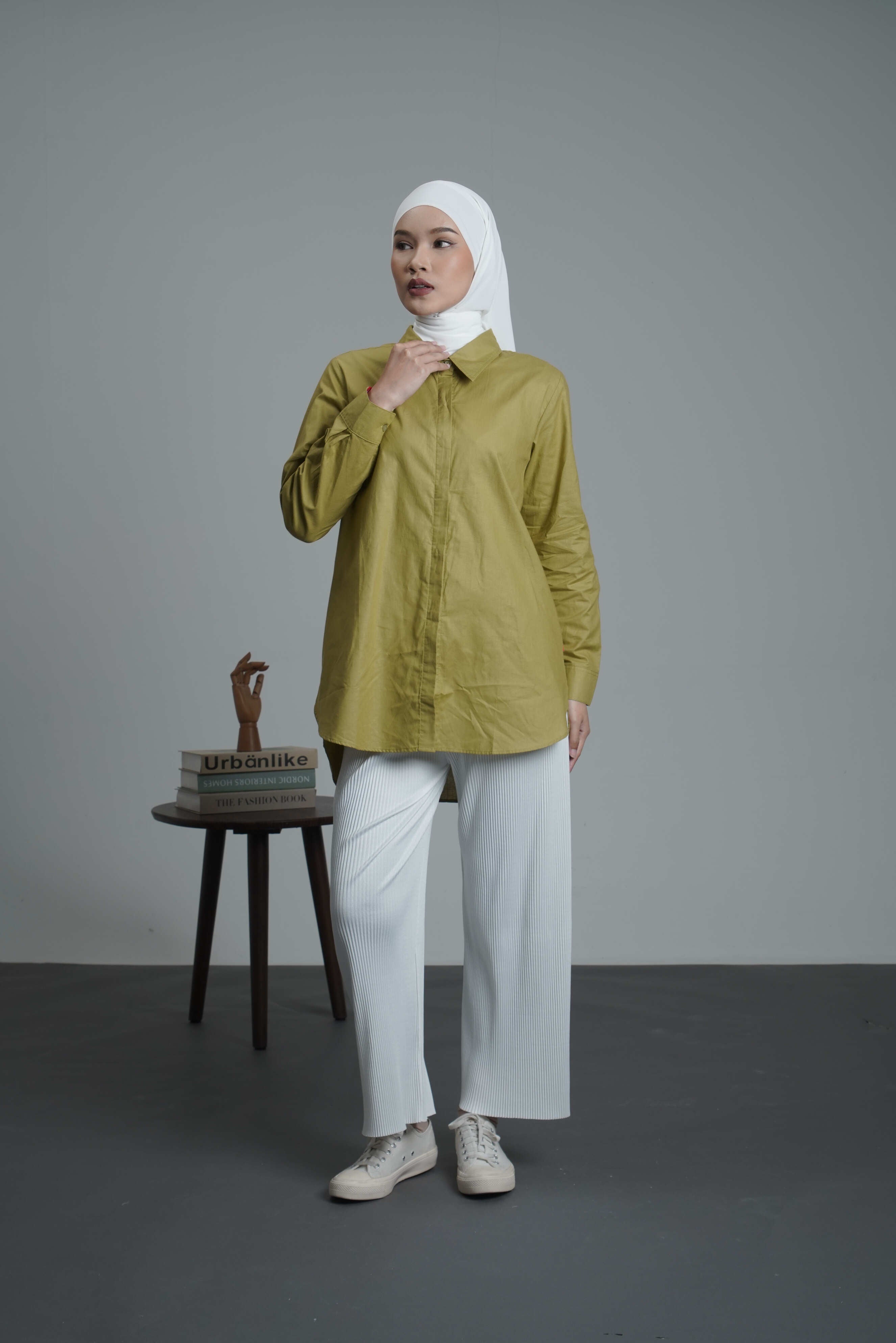 M Tunic Basic Katun Pamela