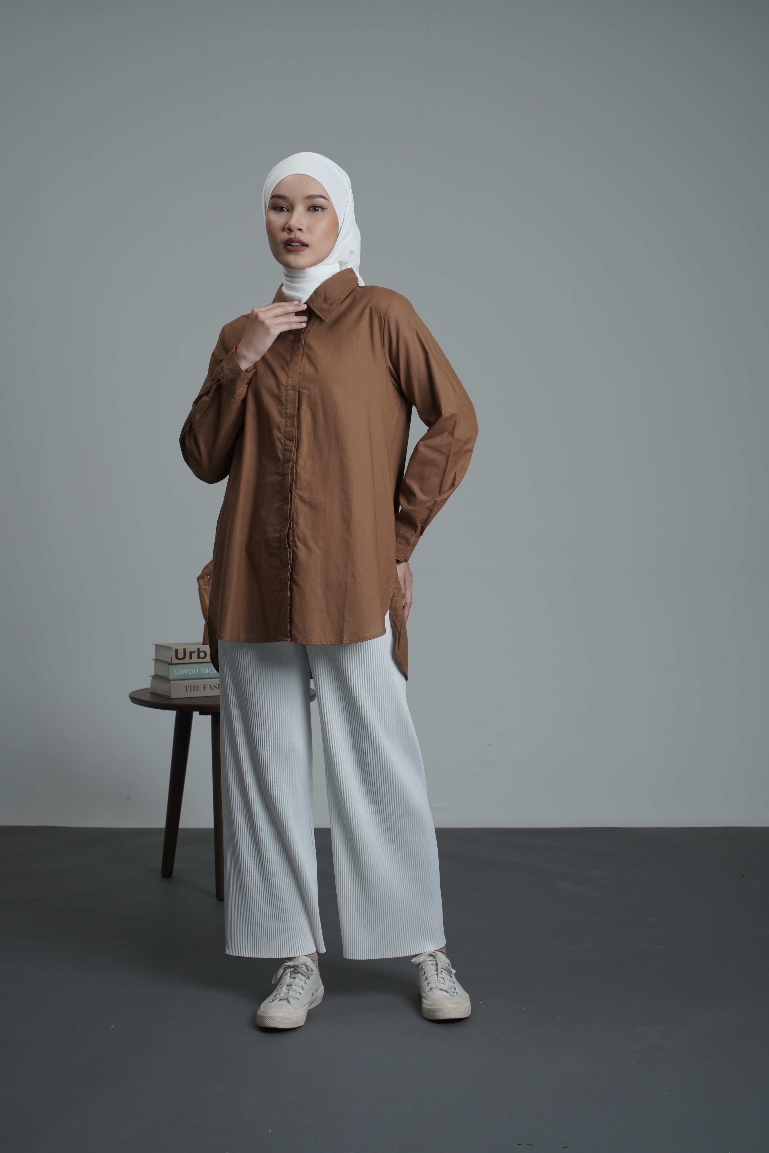 M Tunic Basic Katun Pamela