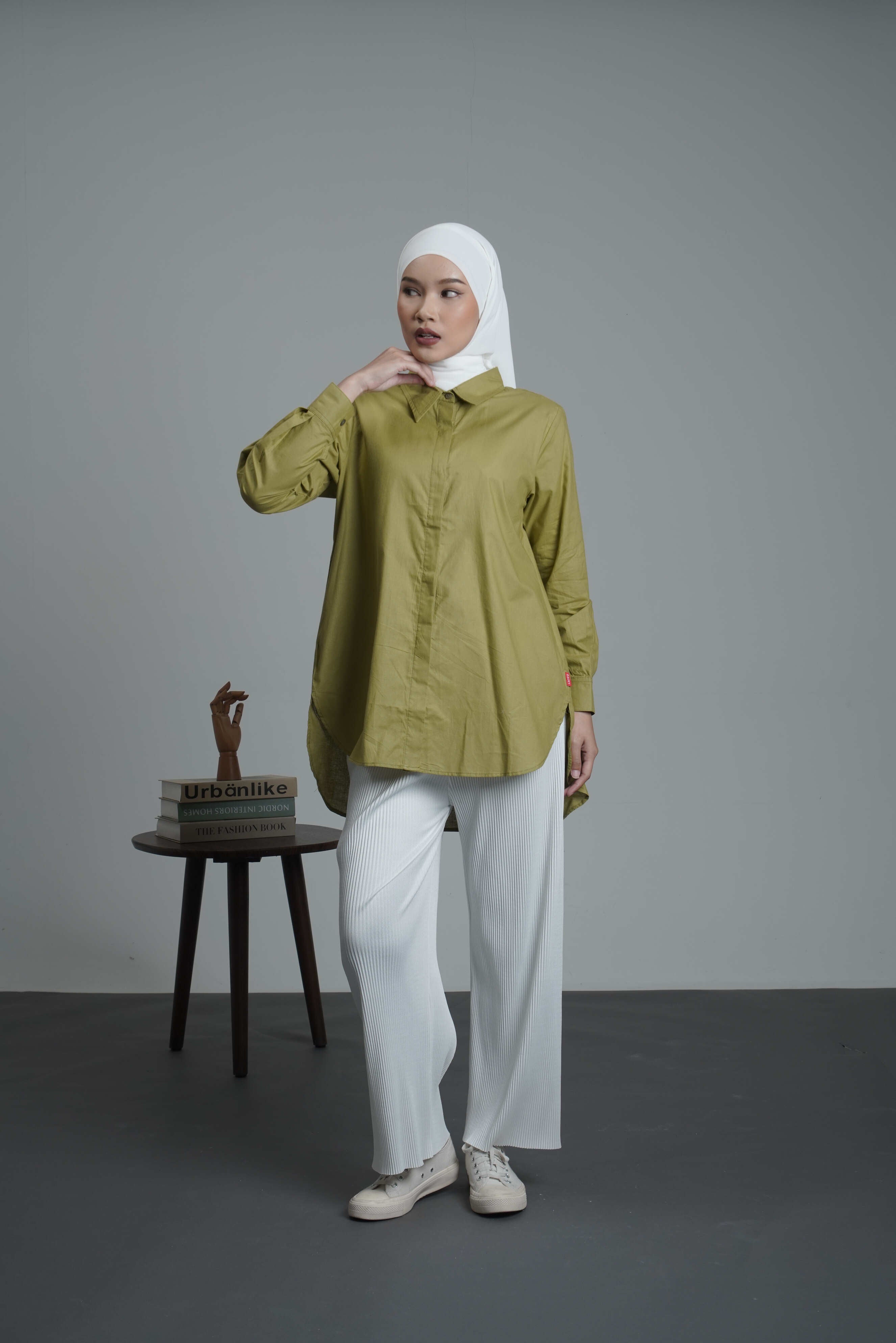 M Tunic Basic Katun Pamela