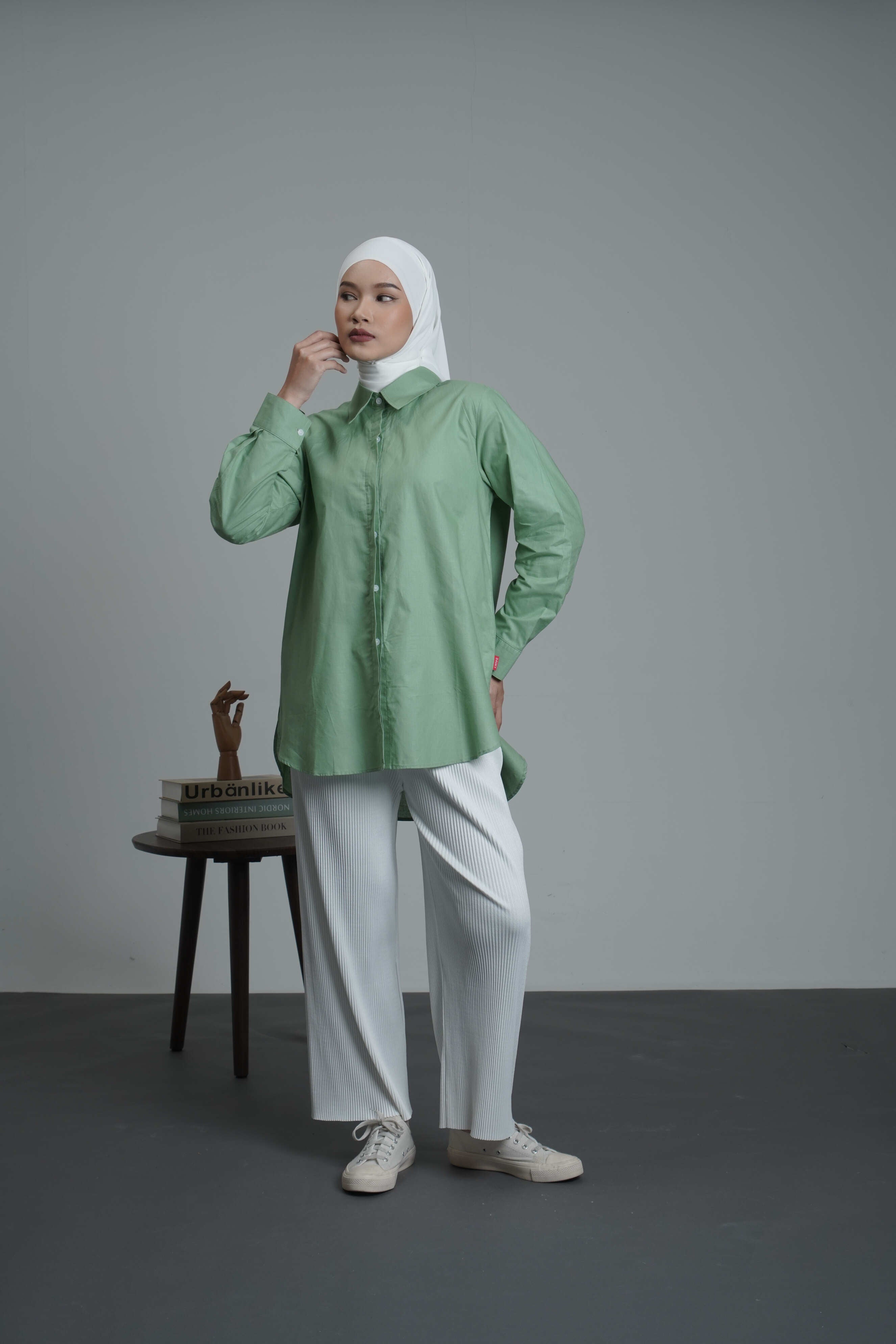 M Tunic Basic Katun Pamela