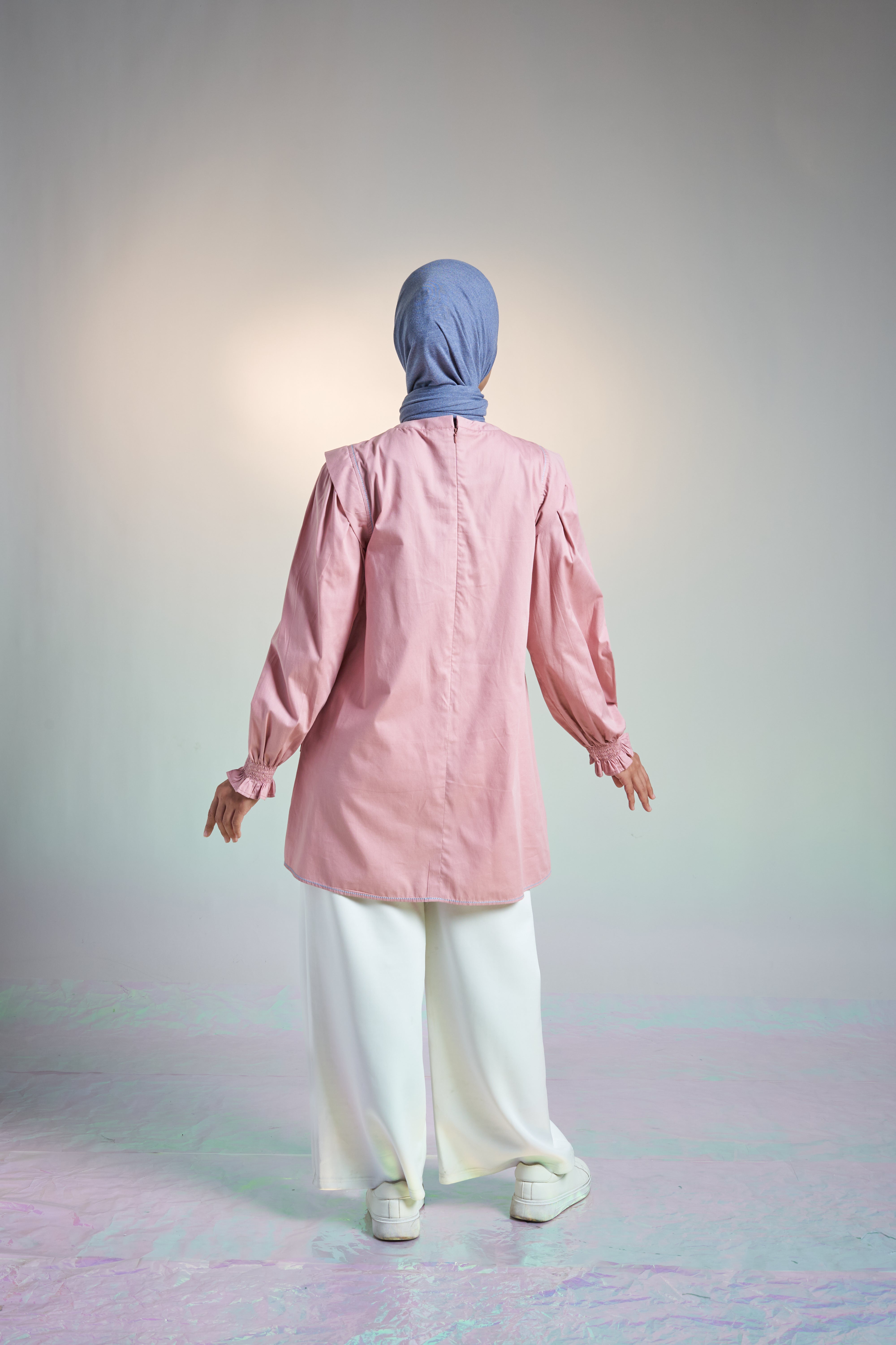 M TUNIC AIRY COTTON - DUSTY PINK